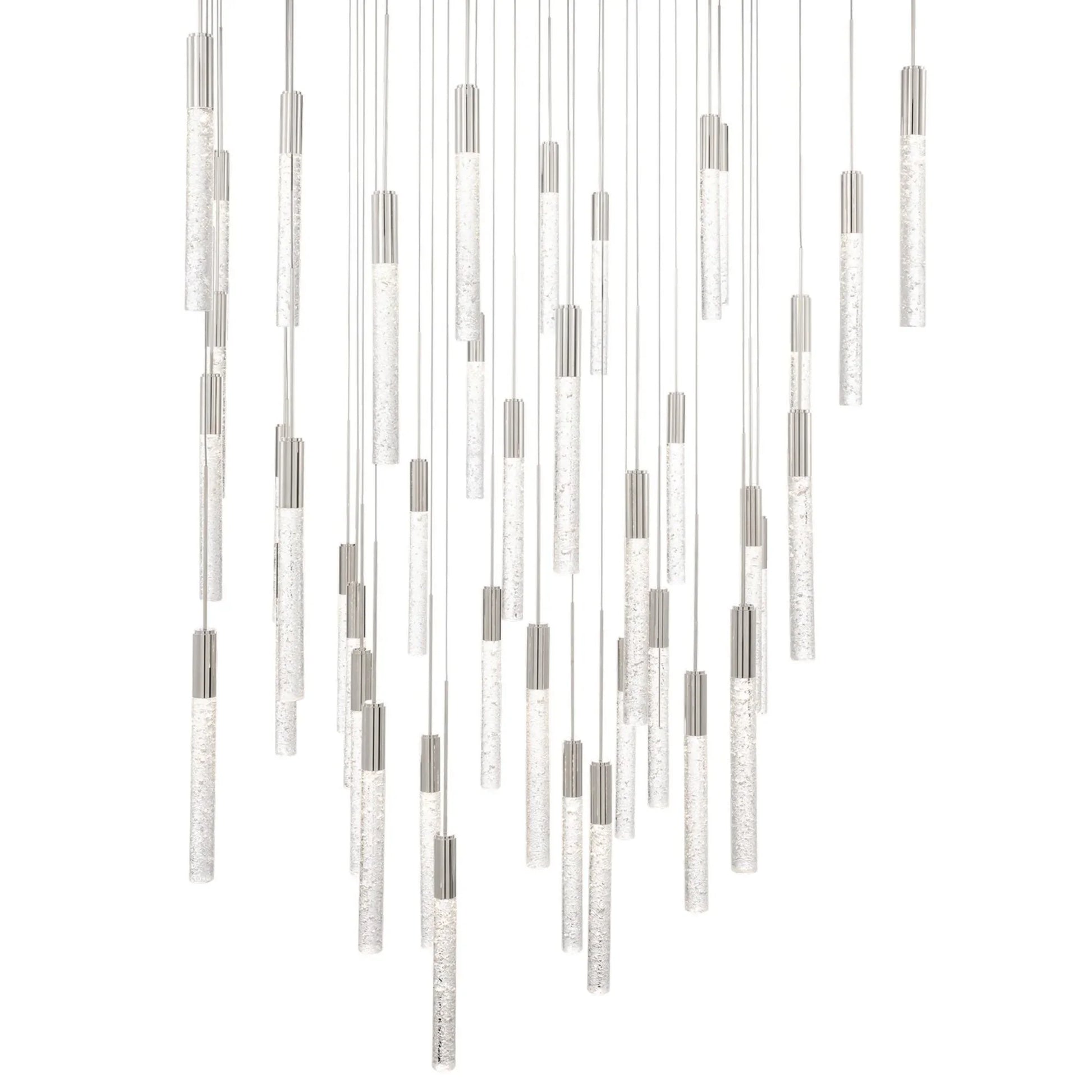 Magic 36" 41-Light LED Pendant, Polished Nickel Finish - Bees Lighting