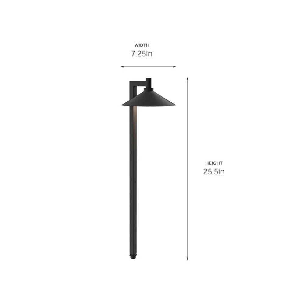 12V path and Spread Light 2700K Aluminum Black - Bees Lighting