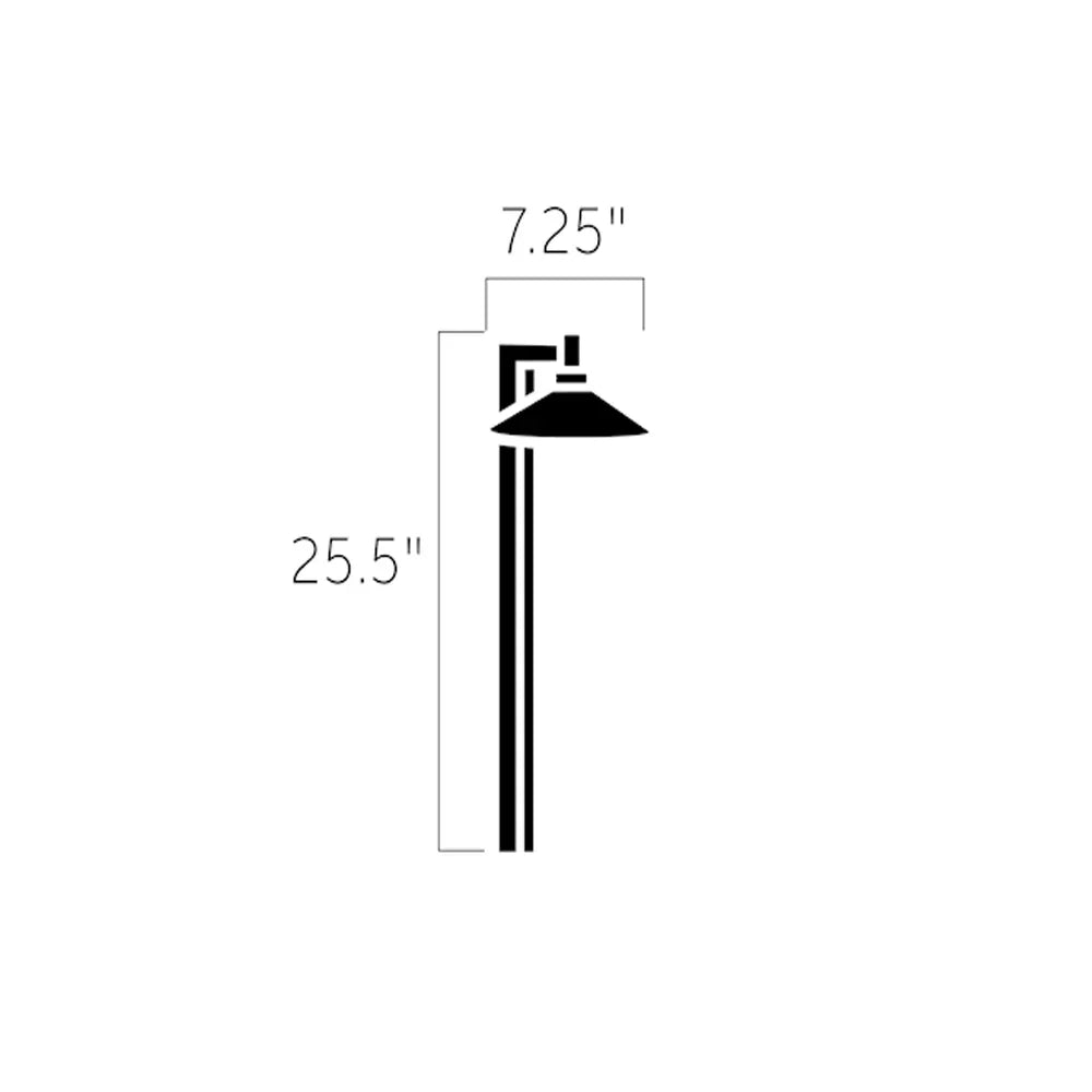 12V path and Spread Light 2700K Aluminum Black - Bees Lighting
