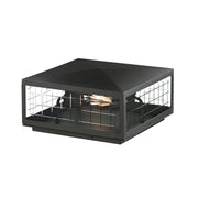 Magnus 13" 2-Light Deck Lantern, Black Finish - Bees Lighting