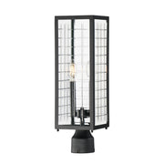 Magnus 20" 2-Light Outdoor Post Lantern, Black Finish - Bees Lighting