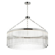 Jolie 34" LED Pendant, Polished Nickel Finish - Bees Lighting