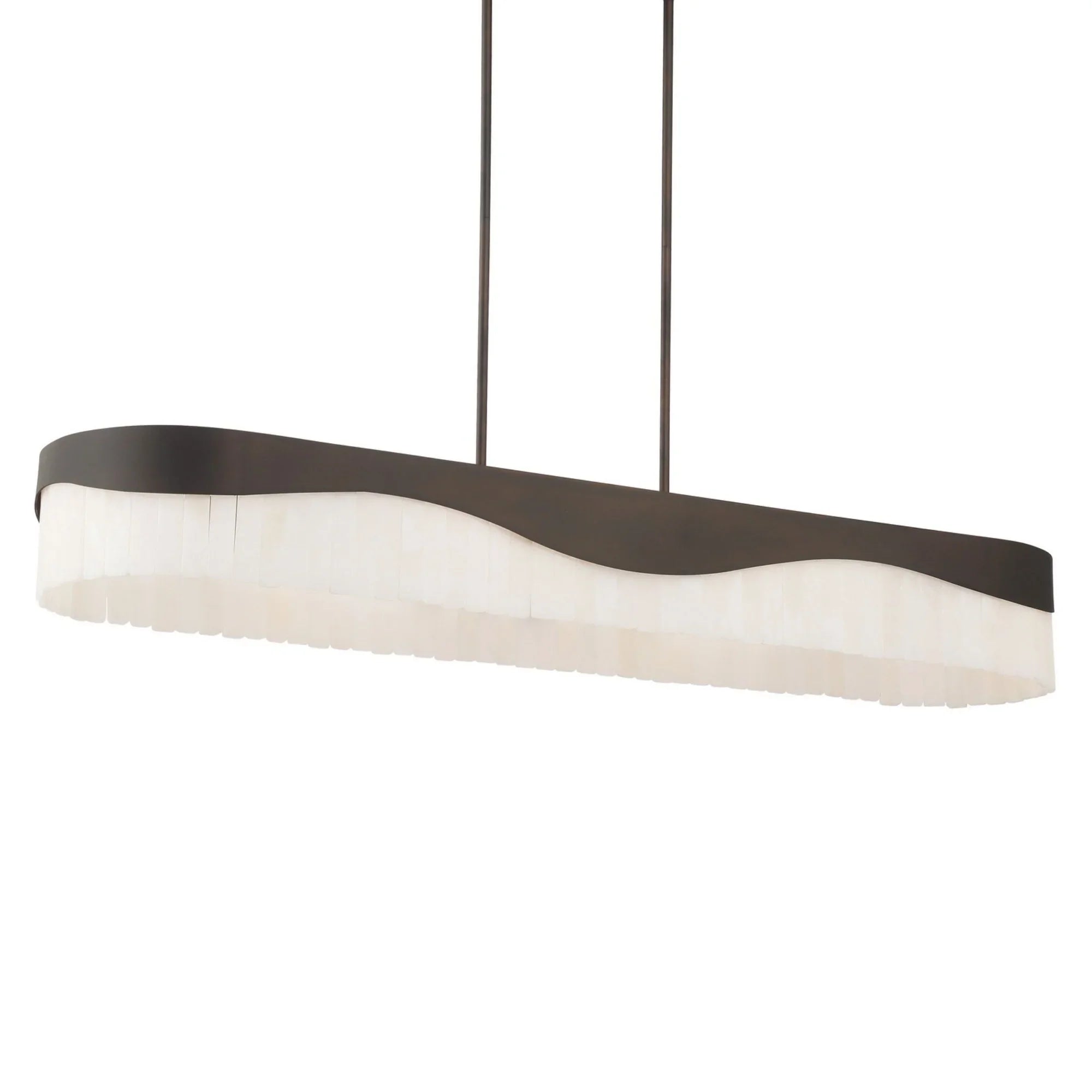Sway 48" 6-Light Island Light, Dark Bronze Finish - Bees Lighting