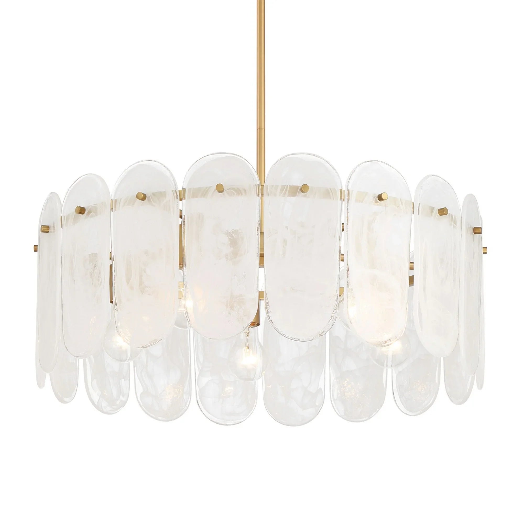 Oldmill 25" 5-Light Pendant, Legacy Brass Finish - Bees Lighting