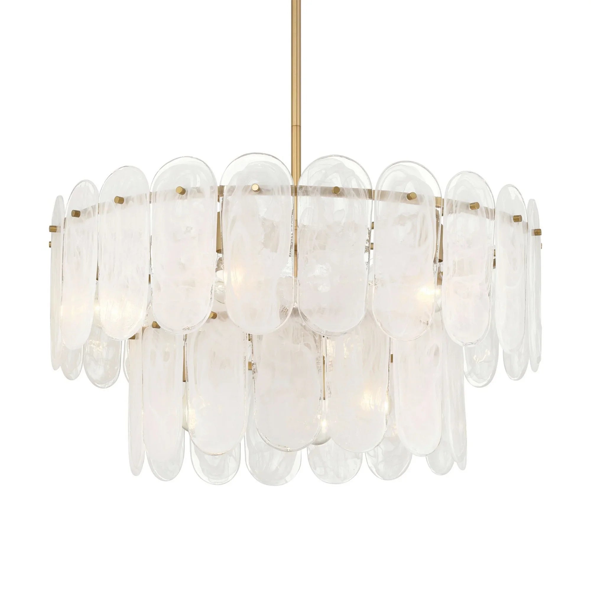 Oldmill 30" 9-Light Pendant, Legacy Brass Finish - Bees Lighting