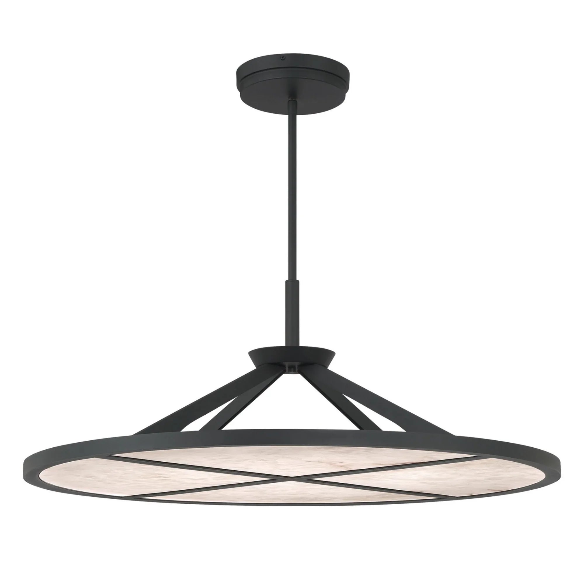 Stiles 36" LED Pendant, Sand Coal Finish - Bees Lighting