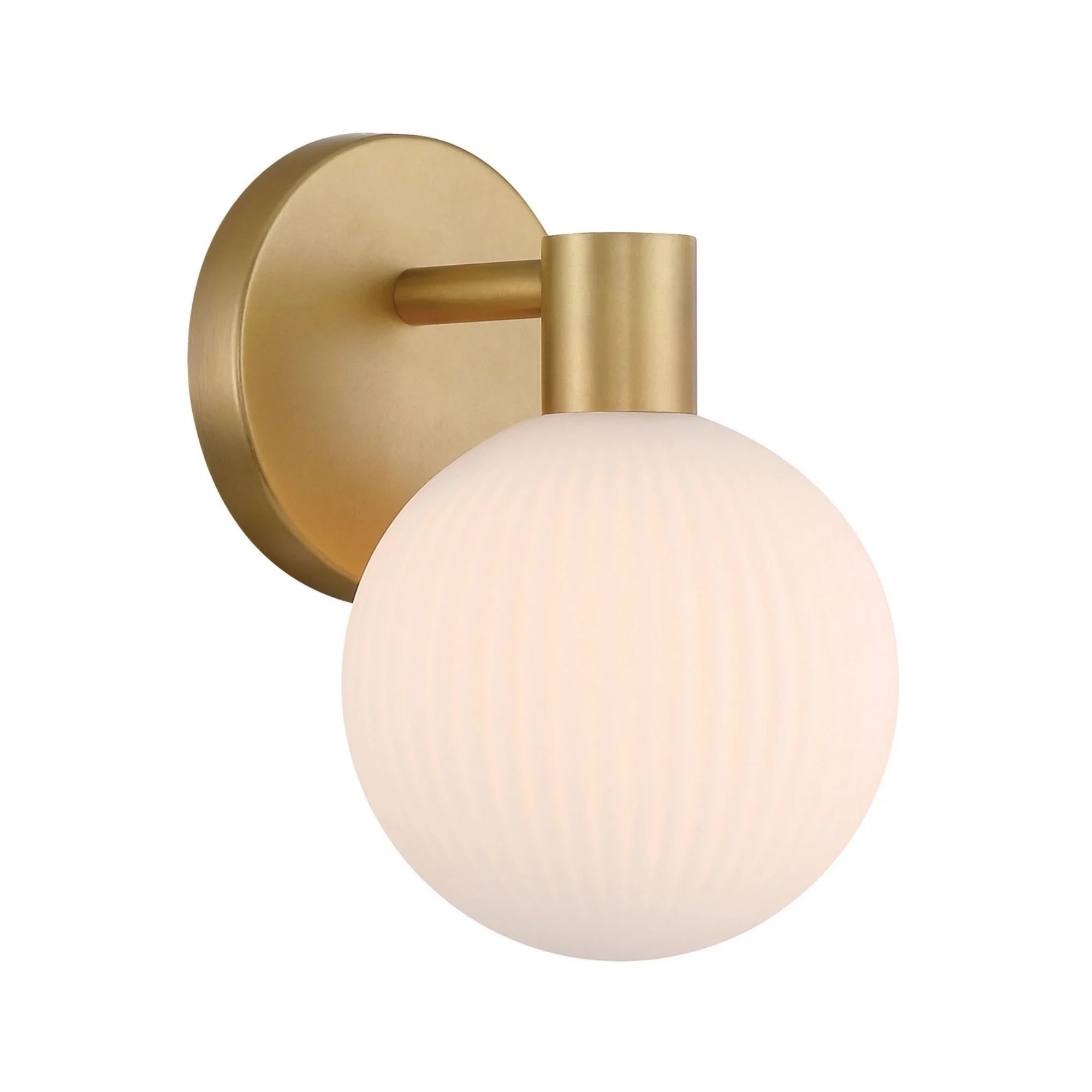 Fenton 9" Bathroom Vanity Light, Legacy Brass Finish - Bees Lighting