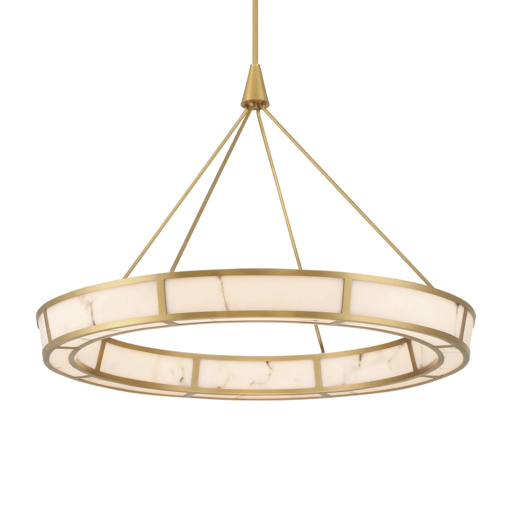 Velaris 36" LED Pendant, Legacy Brass Finish - Bees Lighting