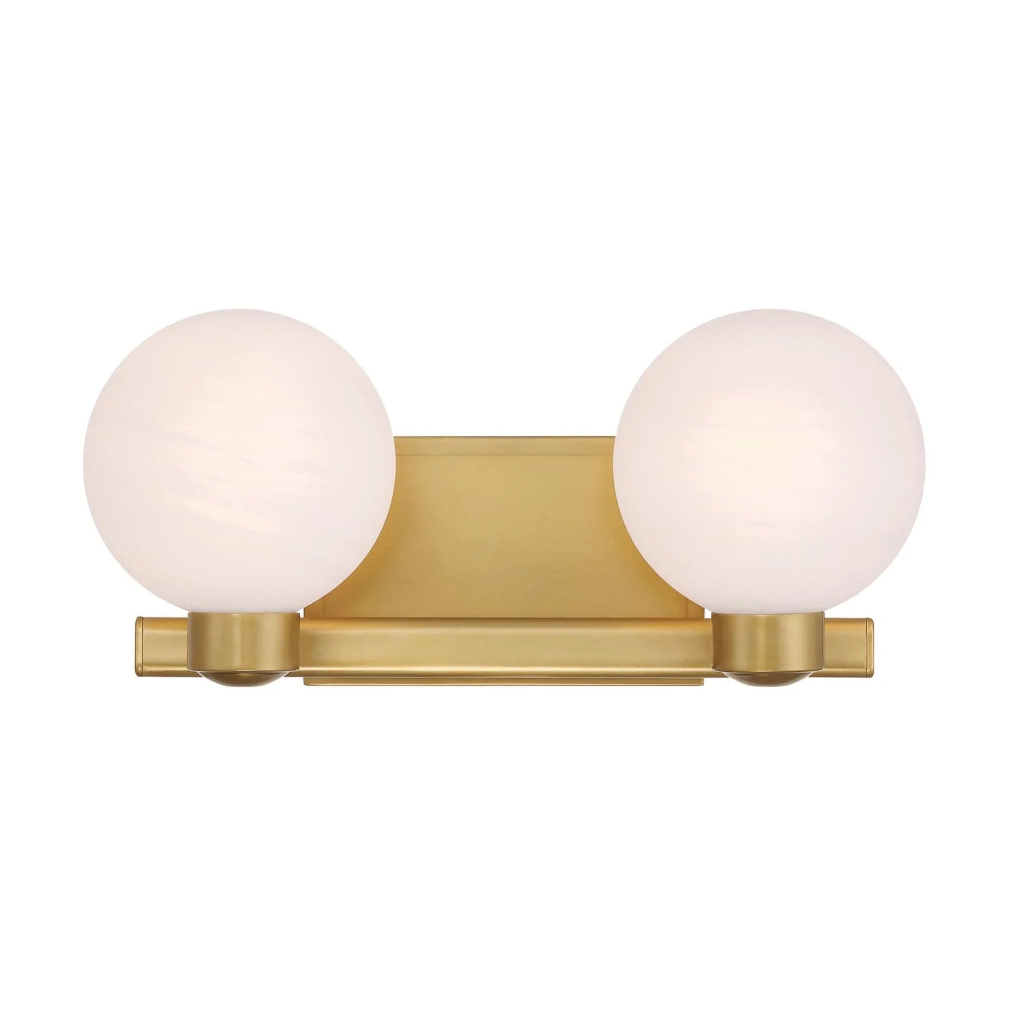 Mooncrest 16" 2-Light Bath Vanity, Legacy Brass Finish - Bees Lighting