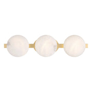 Zill 24" 3-Light LED Bath Light, Lily Gold Finish - Bees Lighting