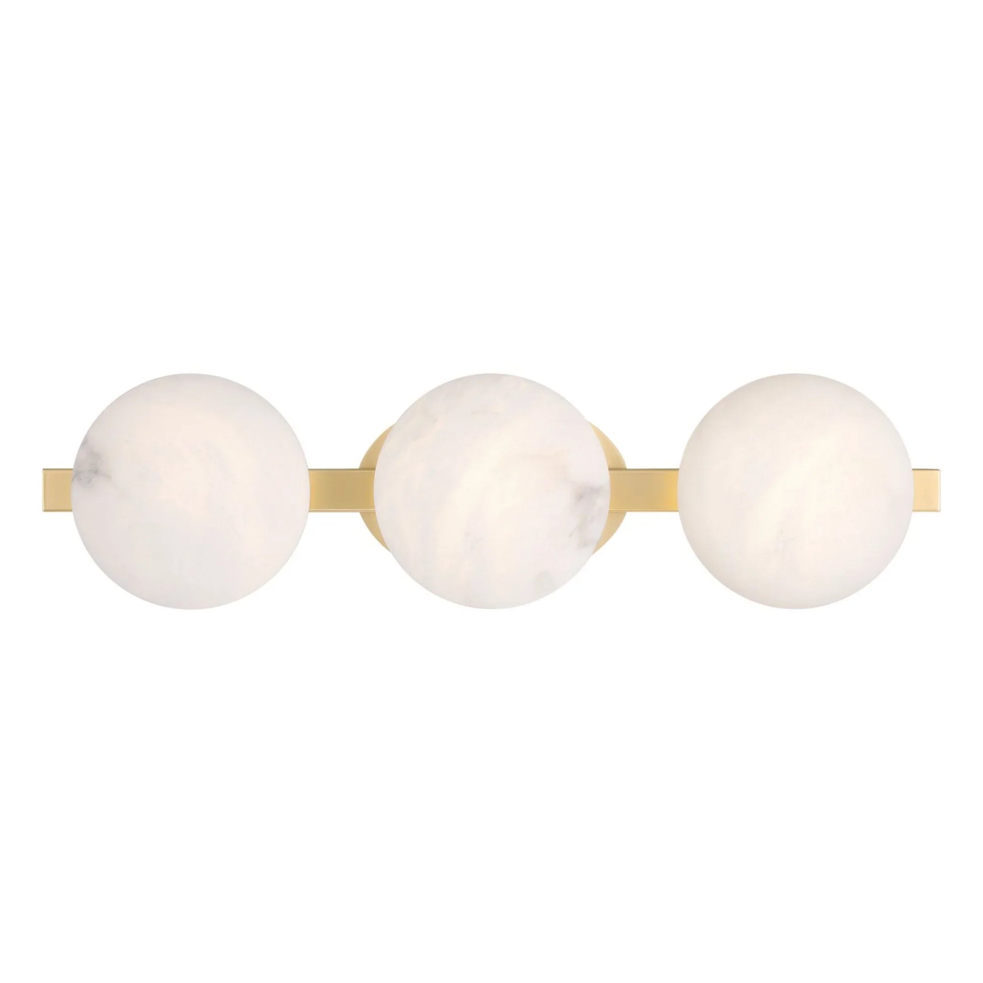 Zill 24" 3-Light LED Bath Light, Lily Gold Finish - Bees Lighting