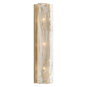 Veil 22" 3-Light Bathroom Vanity Light, Legacy Brass Finish - Bees Lighting