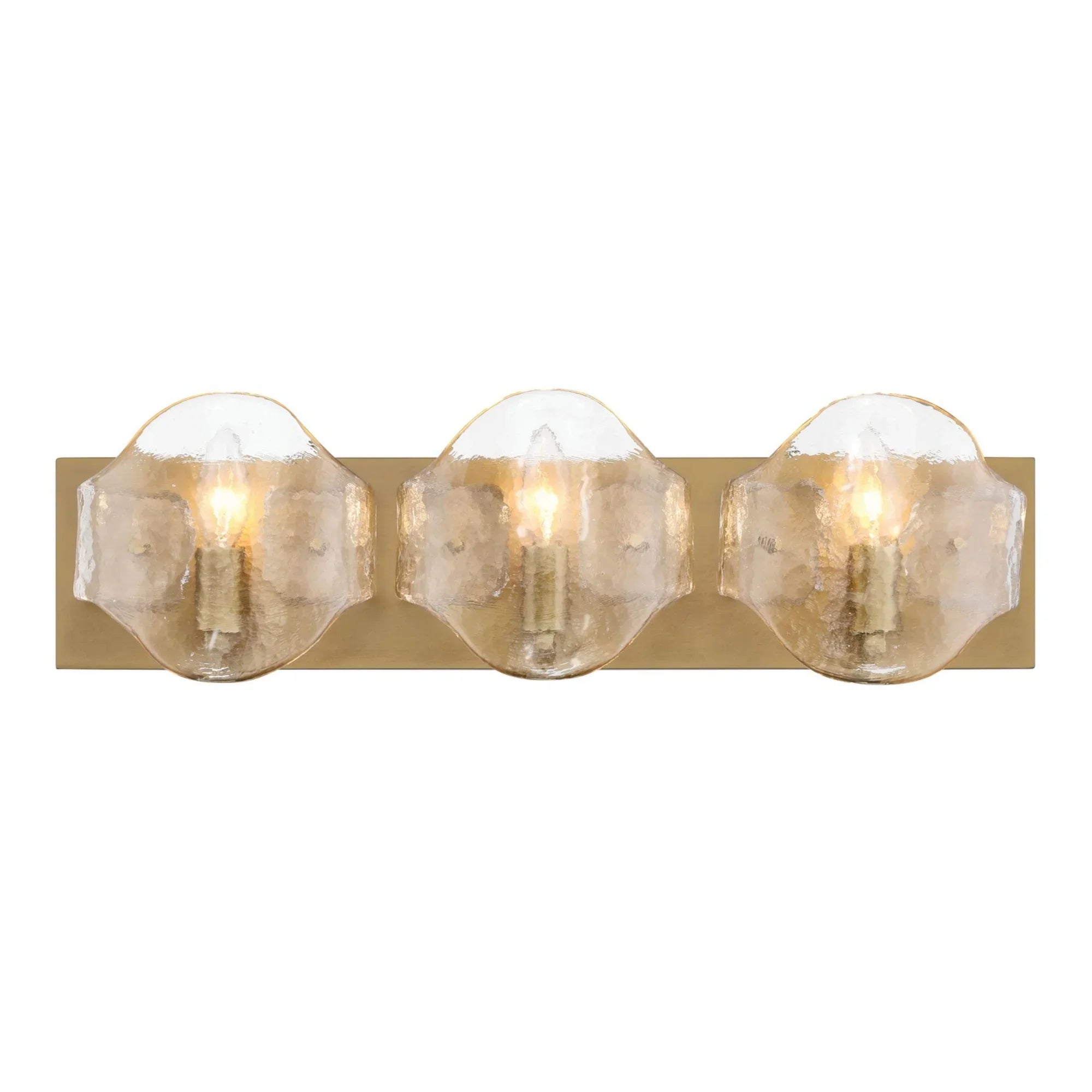 Elora 23" 3-Light Bath Vanity, Legacy Brass Finish - Bees Lighting