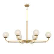 Whitehall 46" 6-Light Island Light, Legacy Brass Finish - Bees Lighting
