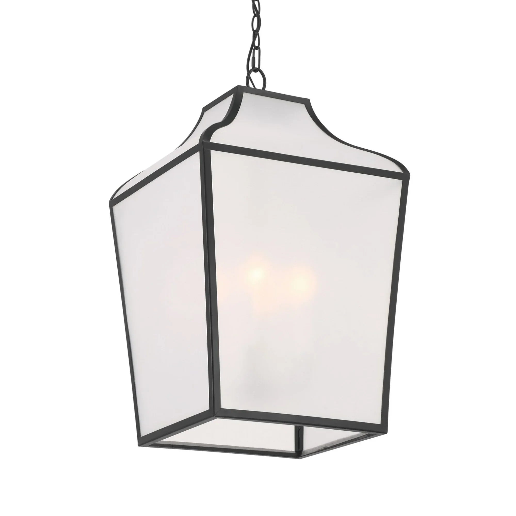 Velena 16" 4-Light Pendant, Dark Matte Black Finish - Bees Lighting
