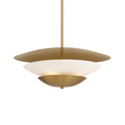 Solara 24" 4-Light Pendant, Legacy Brass Finish - Bees Lighting