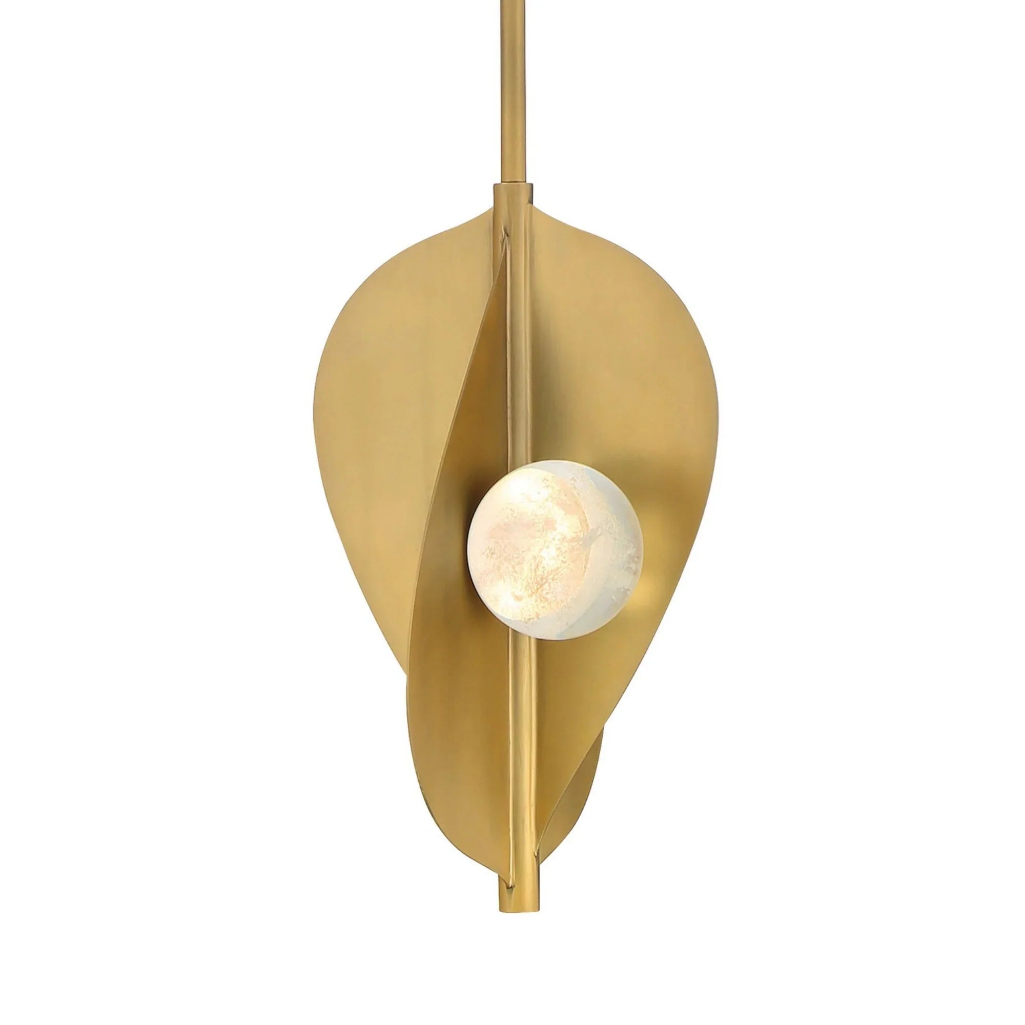 Pod 13" LED Pendant, Legacy Brass Finish - Bees Lighting