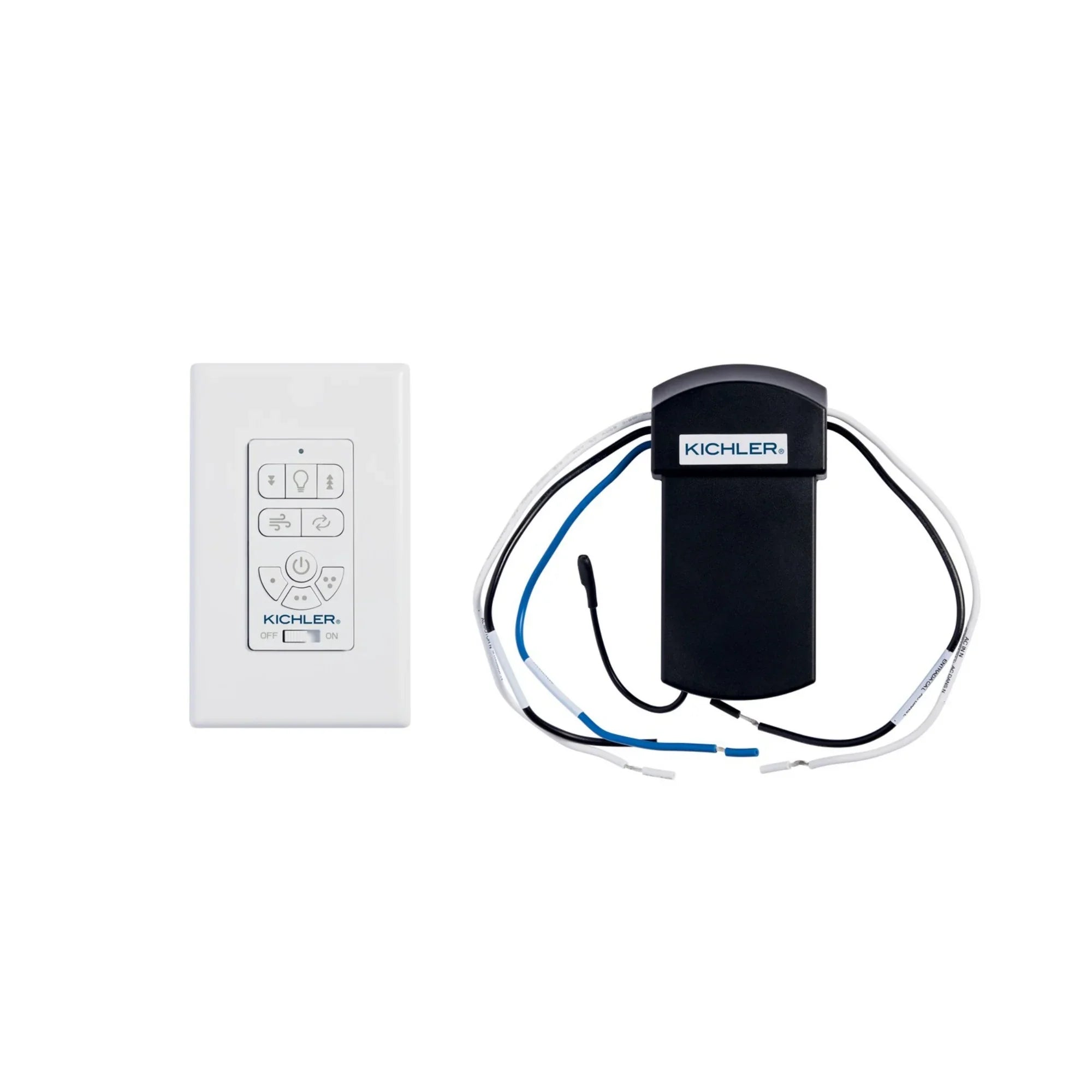 Kichler 370156: 3-Speed AC Wall Control Kit Full Function | Bees Lighting