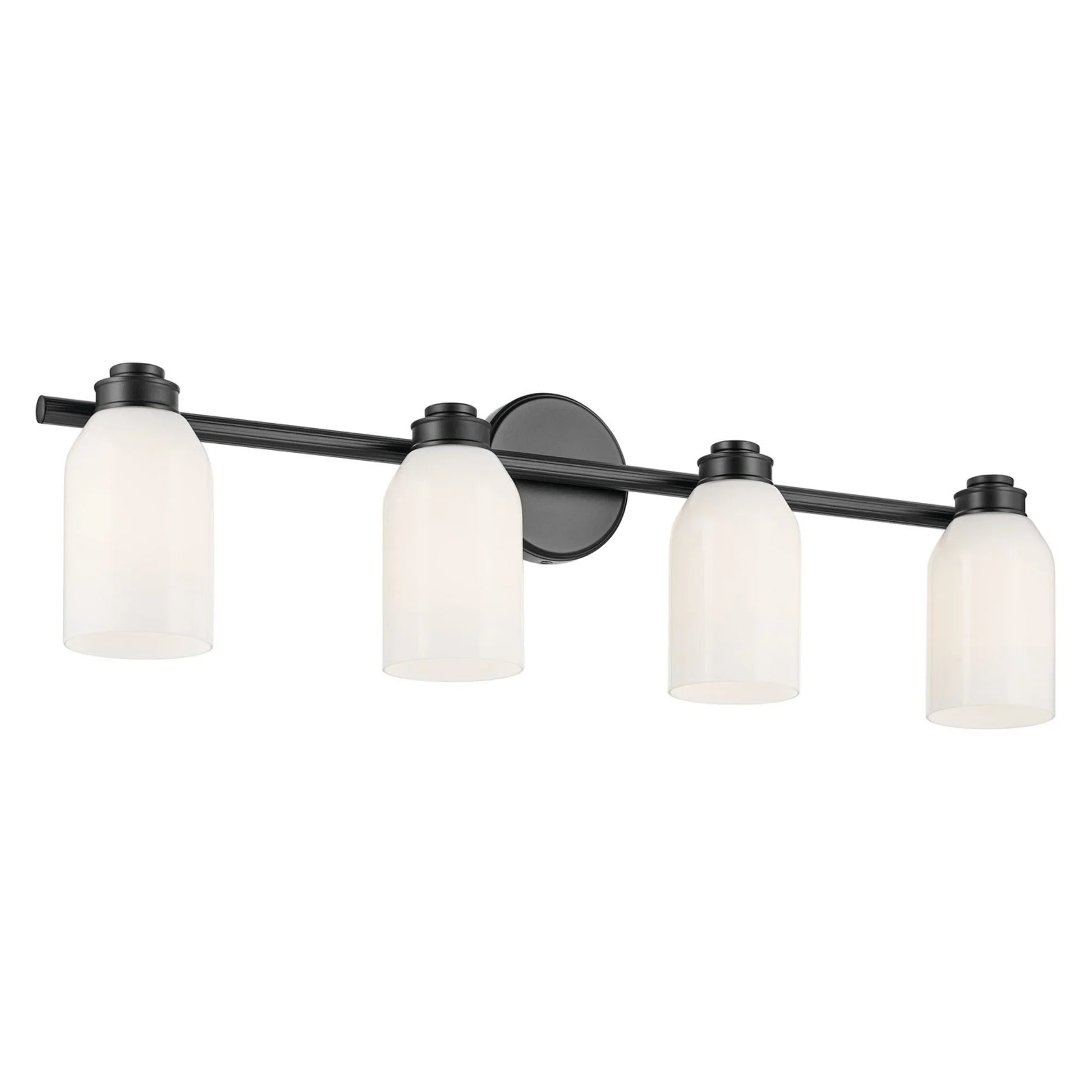 Shae 32" 4-Light Bath Vanity Light, Black Finish - Bees Lighting