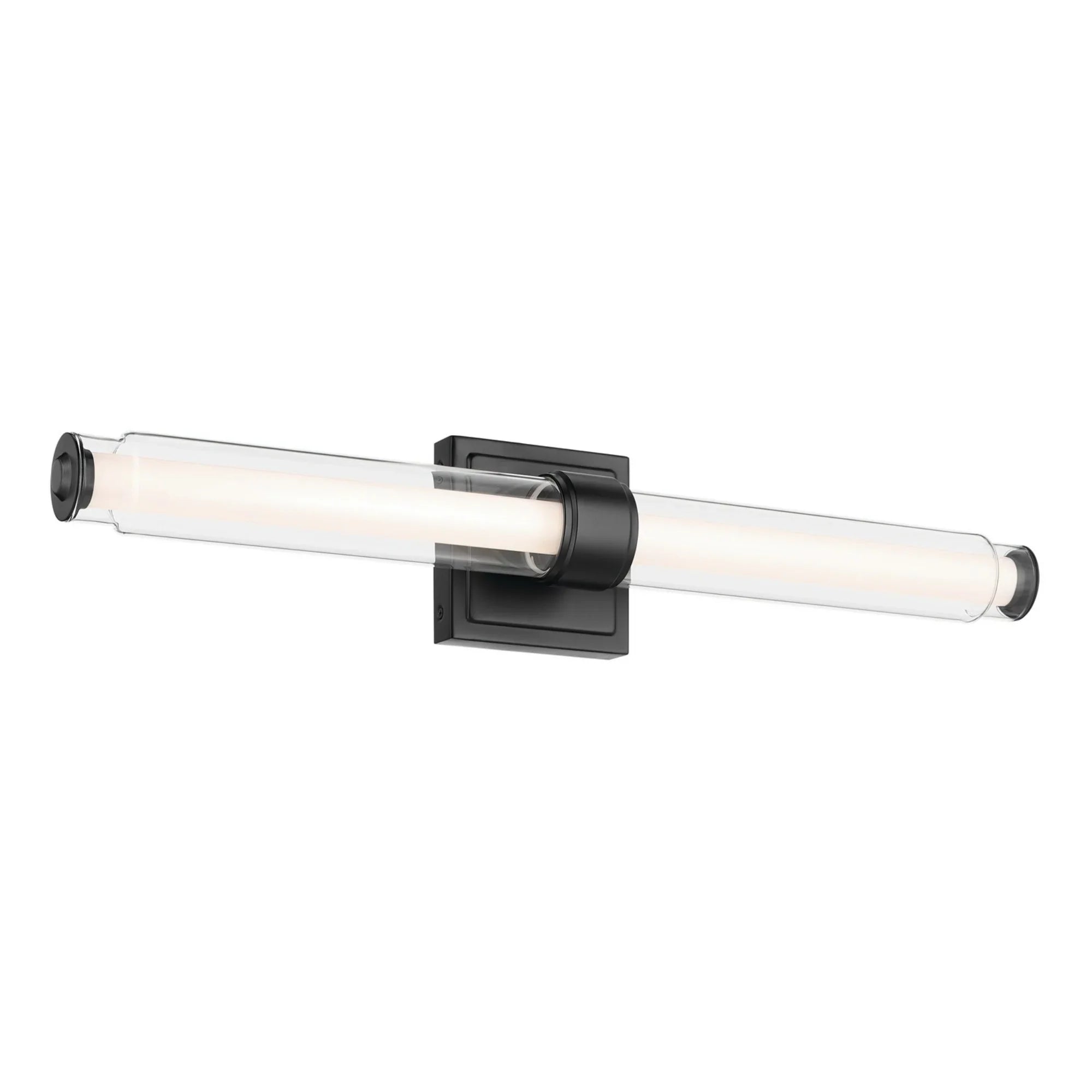 Laurene 19" LED Linear Bath Vanity, Black Finish - Bees Lighting