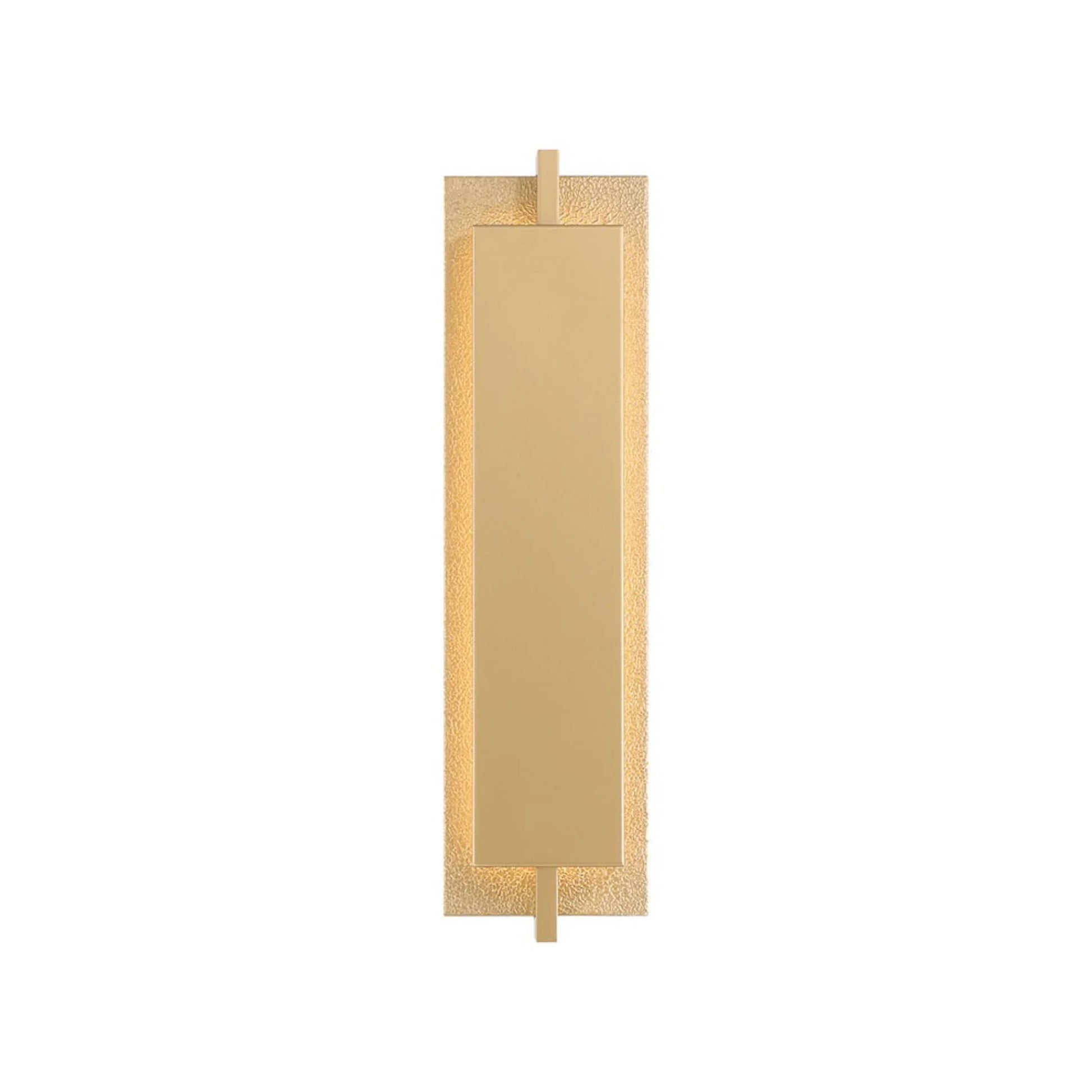 Tribek 21" LED Outdoor Wall Sconce, Gold Finish - Bees Lighting