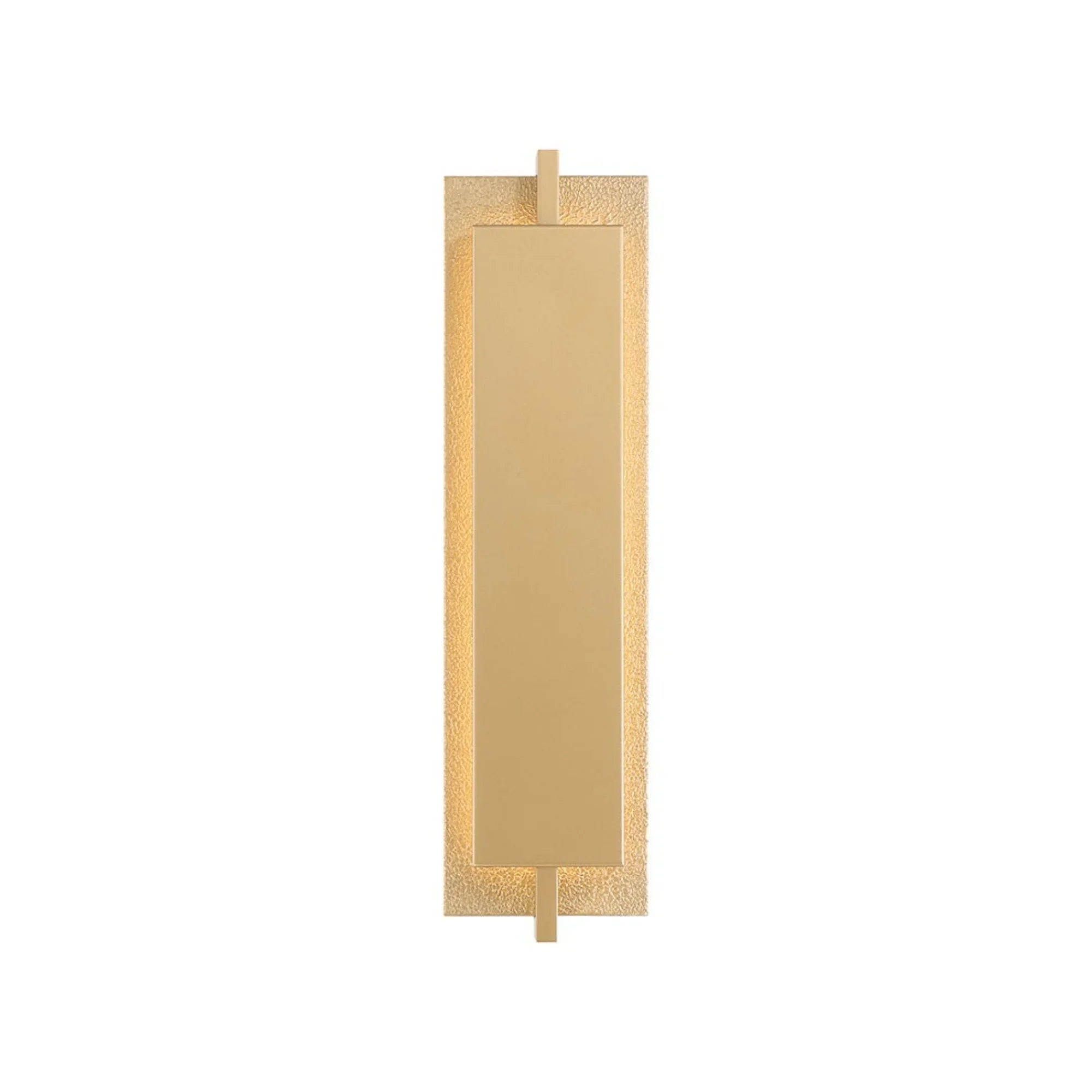 Tribek 21" LED Outdoor Wall Sconce, Gold Finish - Bees Lighting