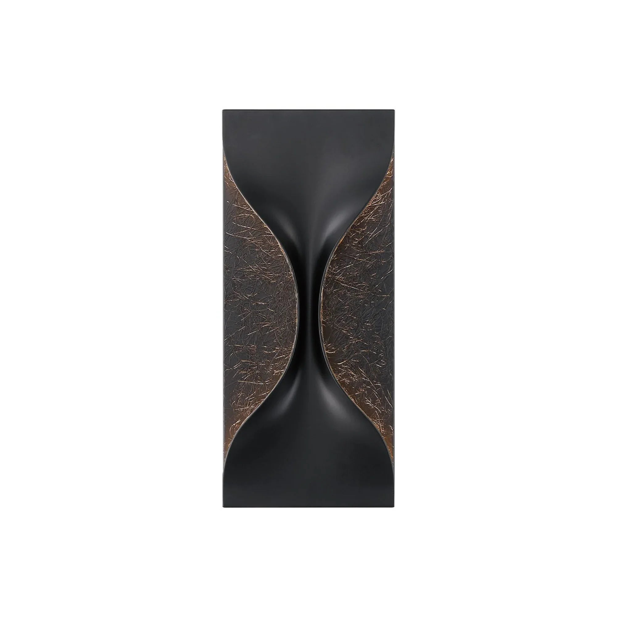 Shayla 14" LED Outdoor Wall Sconce, Gold & Black Finish - Bees Lighting