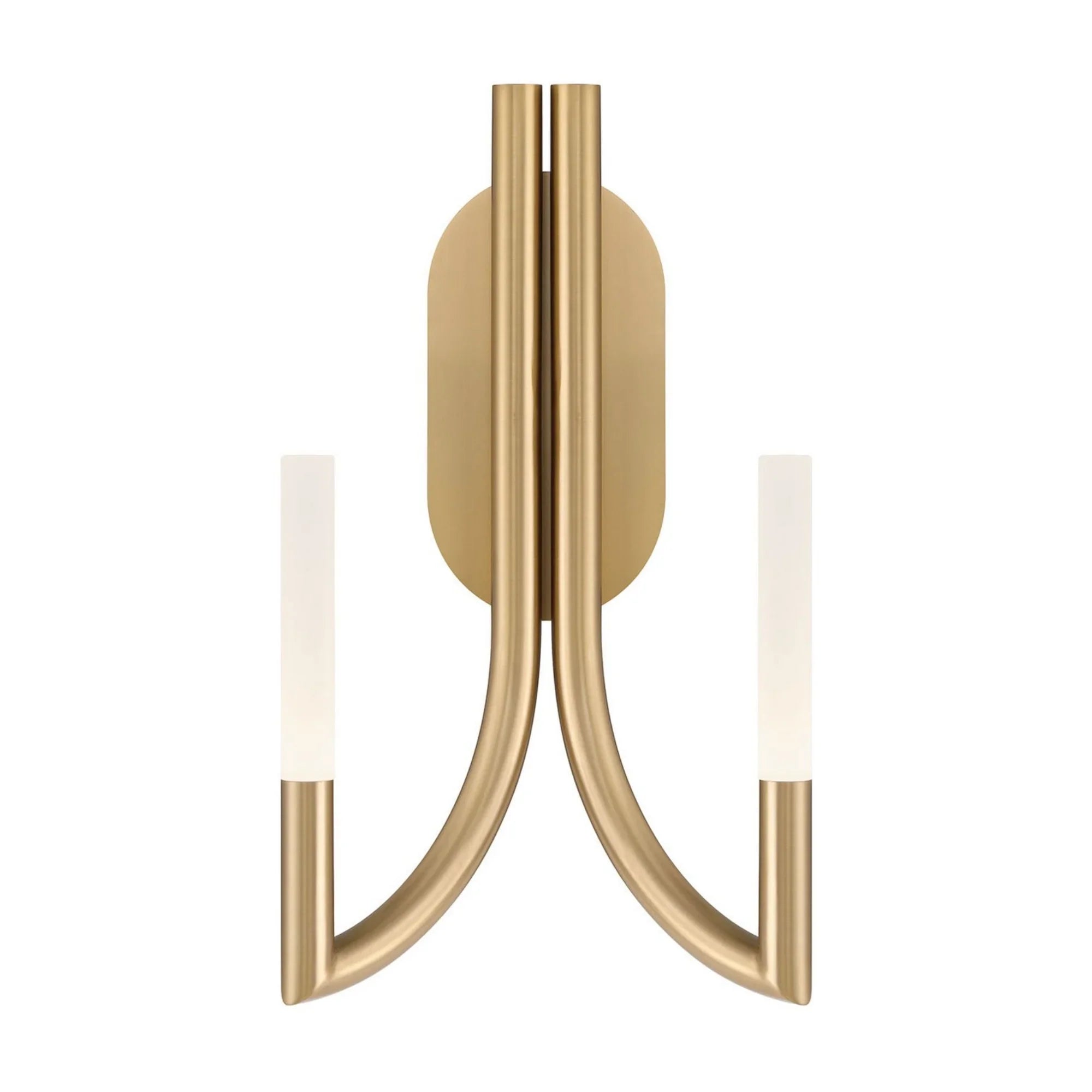 Olette 2-Light 17" LED Wall Sconce, Gold Finish - Bees Lighting
