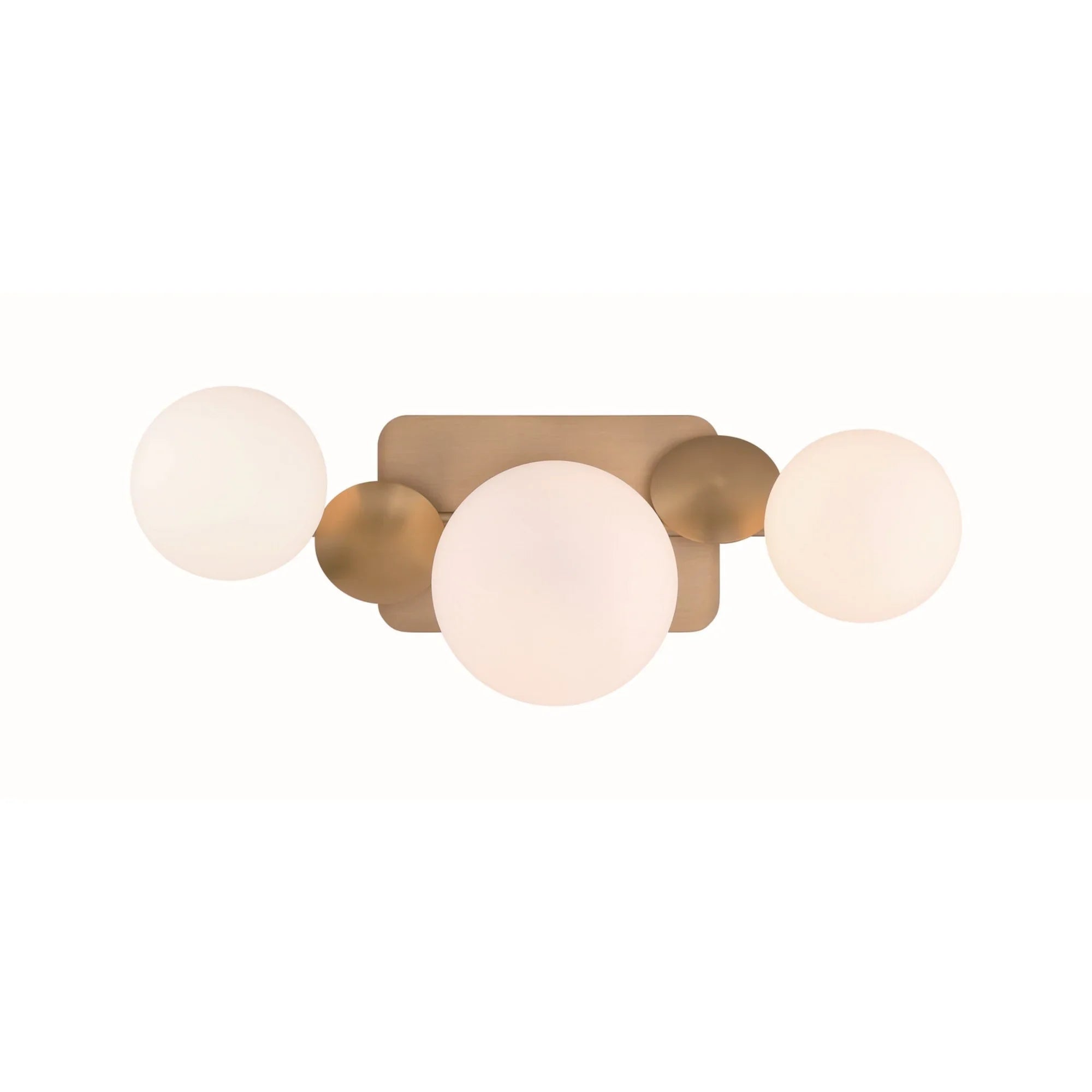 Vine 3-Light 20" LED Vanity, Gold Finish - Bees Lighting