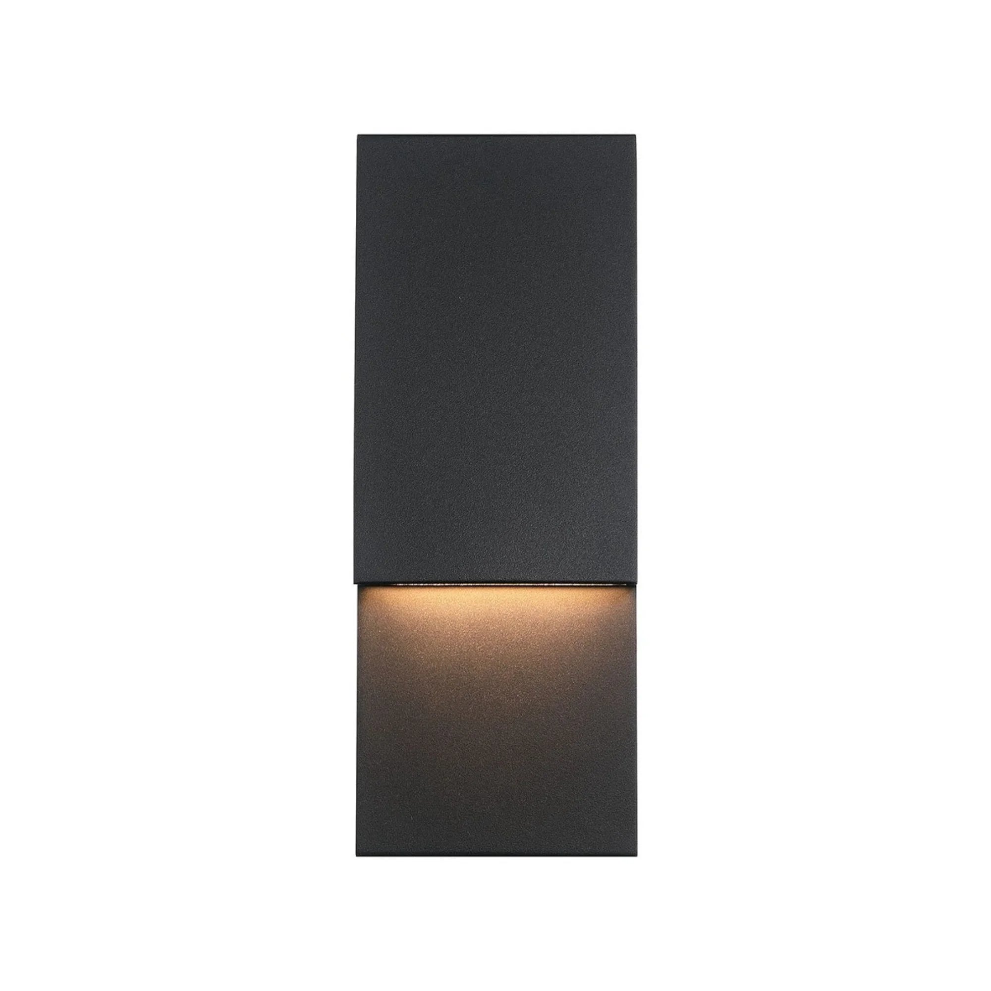 Nanton 14" LED Outdoor Wall Sconce, Black Finish - Bees Lighting