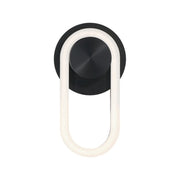 Swing 14" LED Outdoor Wall Sconce, Black Finish - Bees Lighting