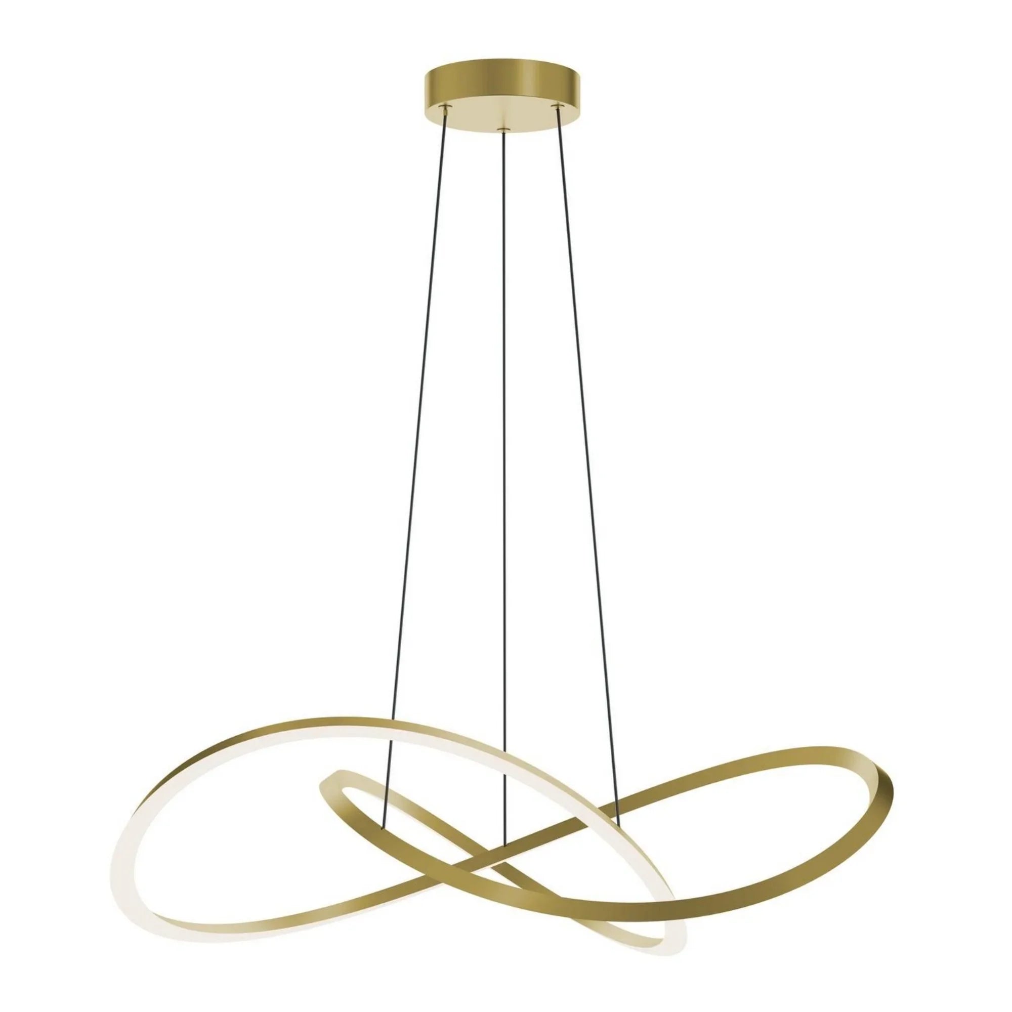 Celeste 32" LED Pendant, Light Antique Brass Finish - Bees Lighting