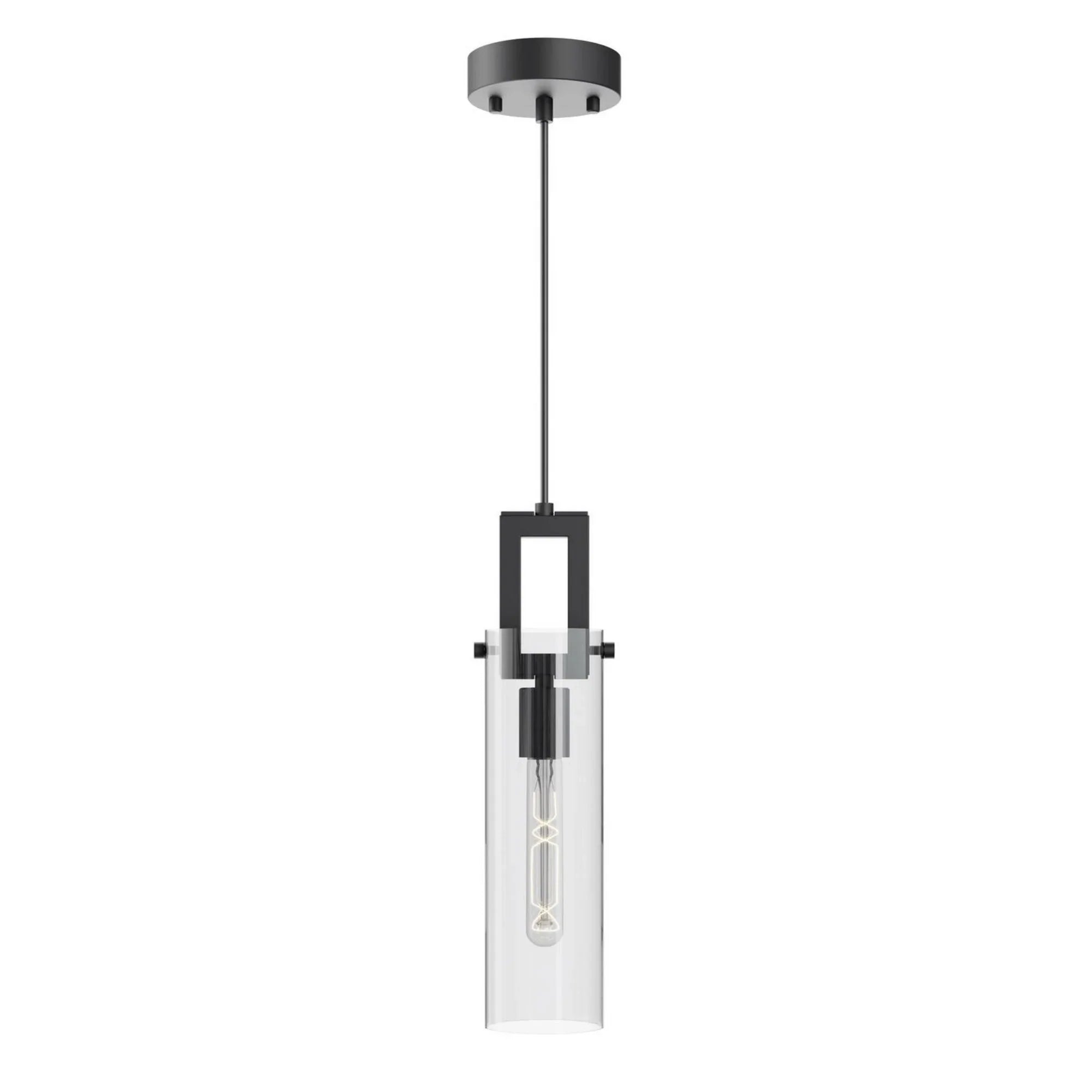 Houston 4" Mini Pendant, Black Finish - Bees Lighting