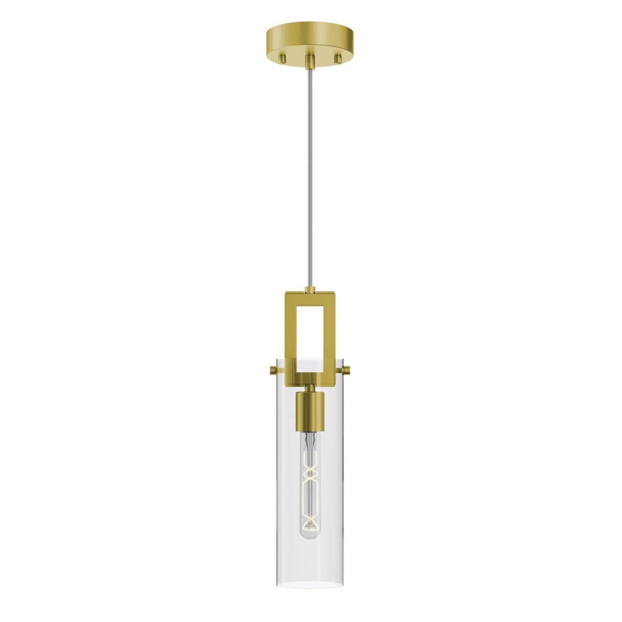 Houston 4" Mini Pendant, Light Antique Brass Finish - Bees Lighting