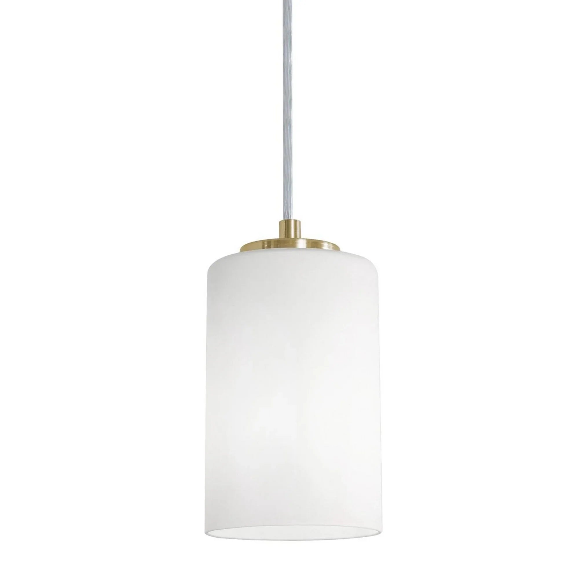 Leo 4" Mini Pendant, Light Antique Brass Finish - Bees Lighting