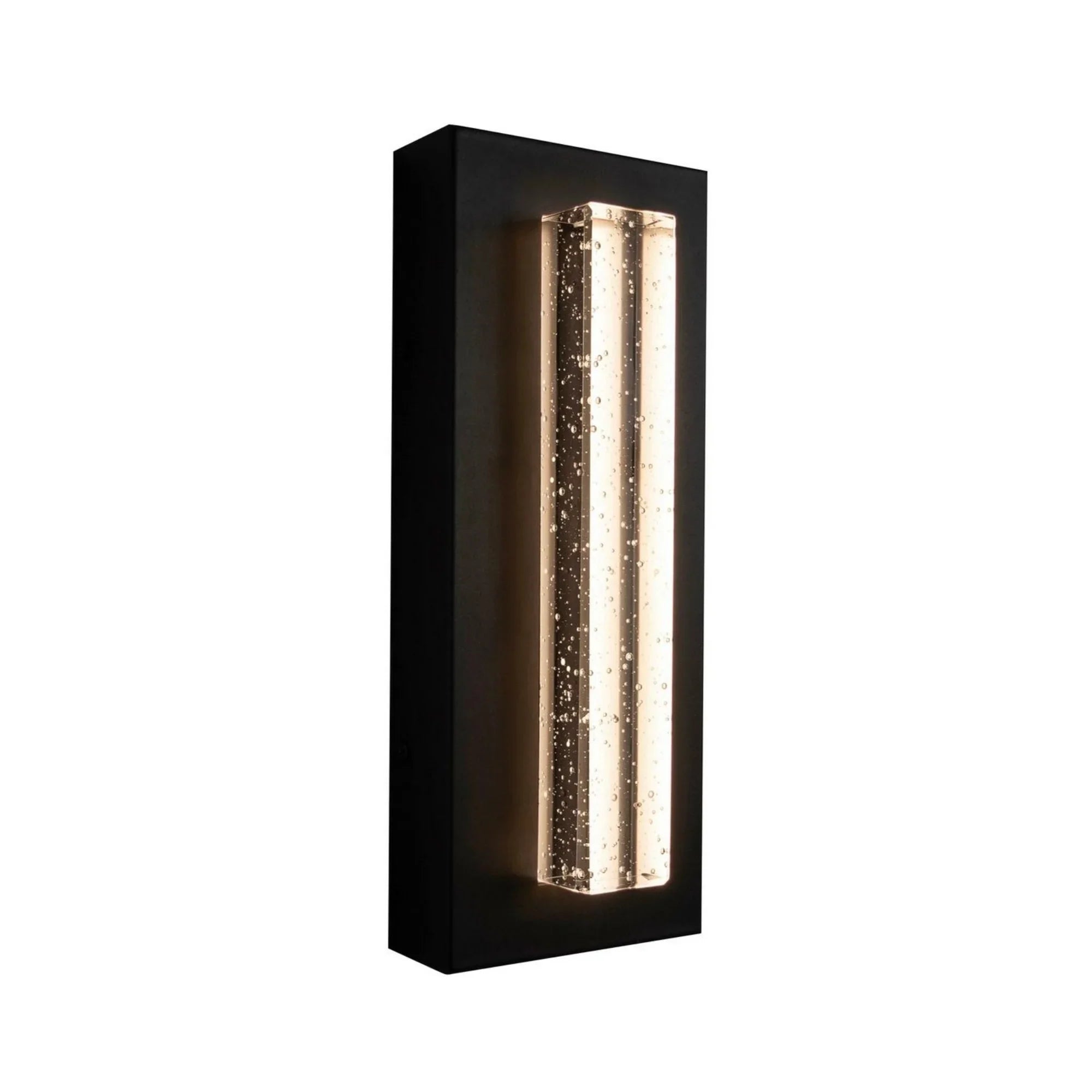 Beam 12" LED Outdoor Wall Sconce, Black Finish - Bees Lighting
