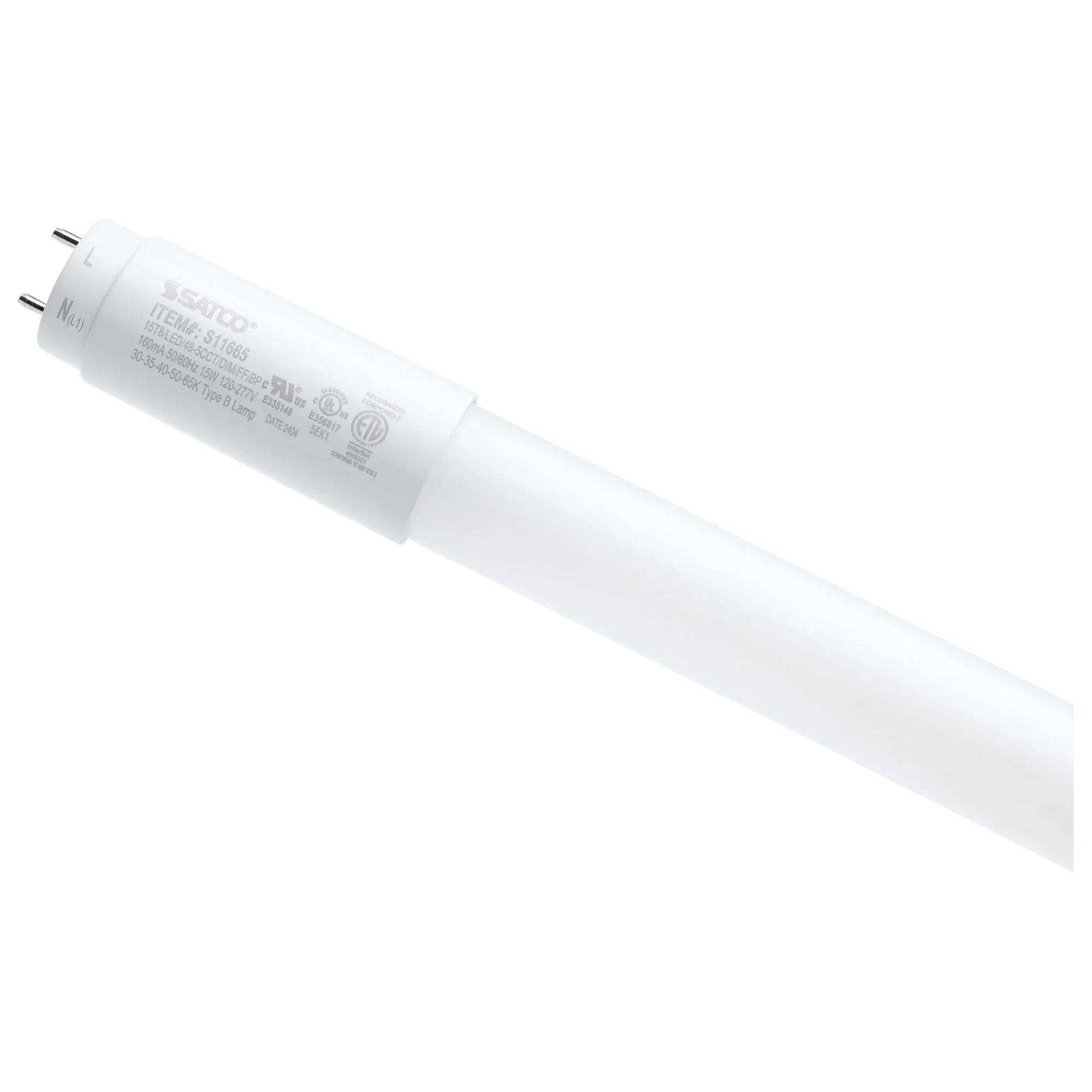 Satco Premium LED T8 Lamps - Type B, CCT Selectable - Bees Lighting