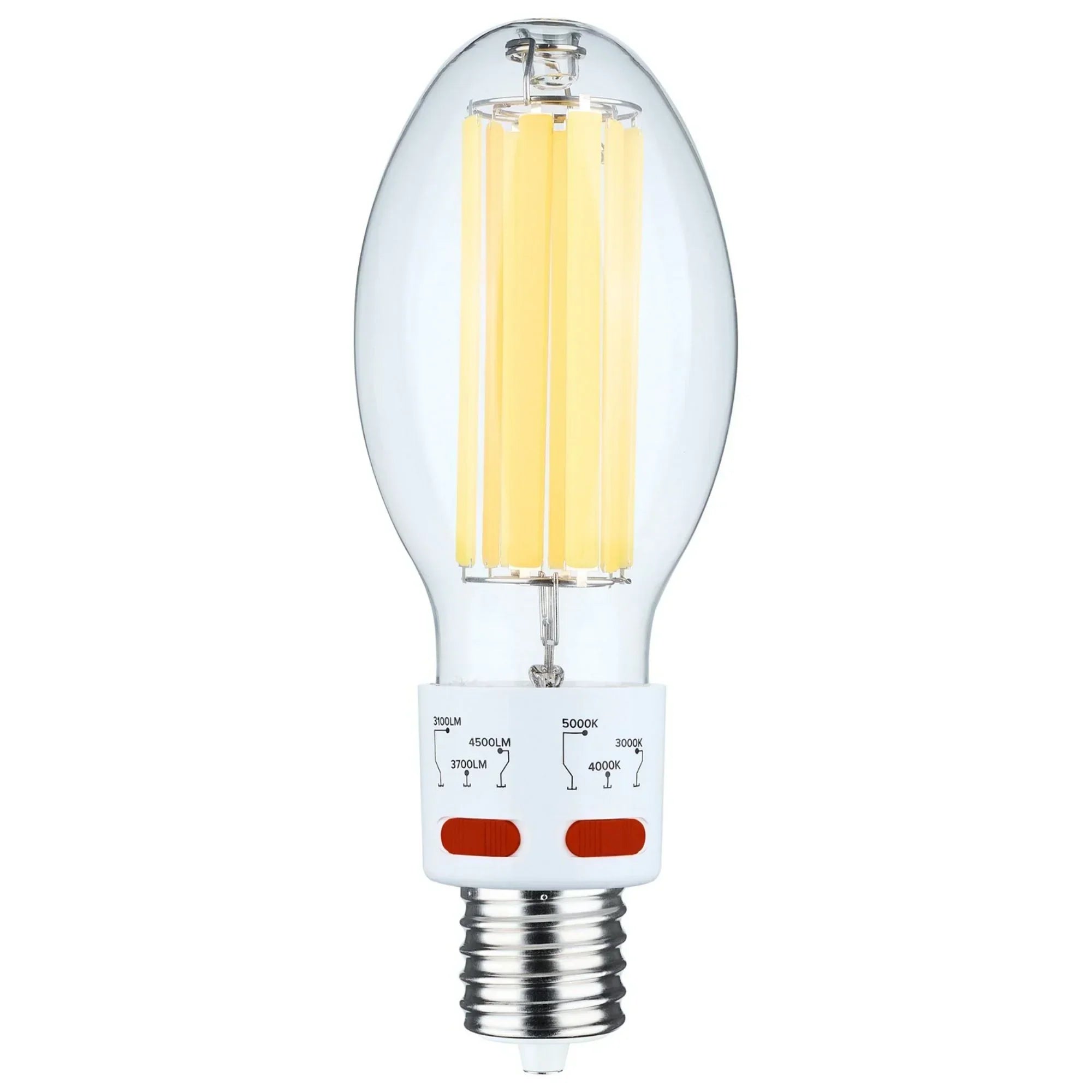 ED28 HID Replacement Lamp, 17W|21W|25W, 4500 Lm, 30K|40K|50K, 100W MH Equal, EX39, 120-277V - Bees Lighting