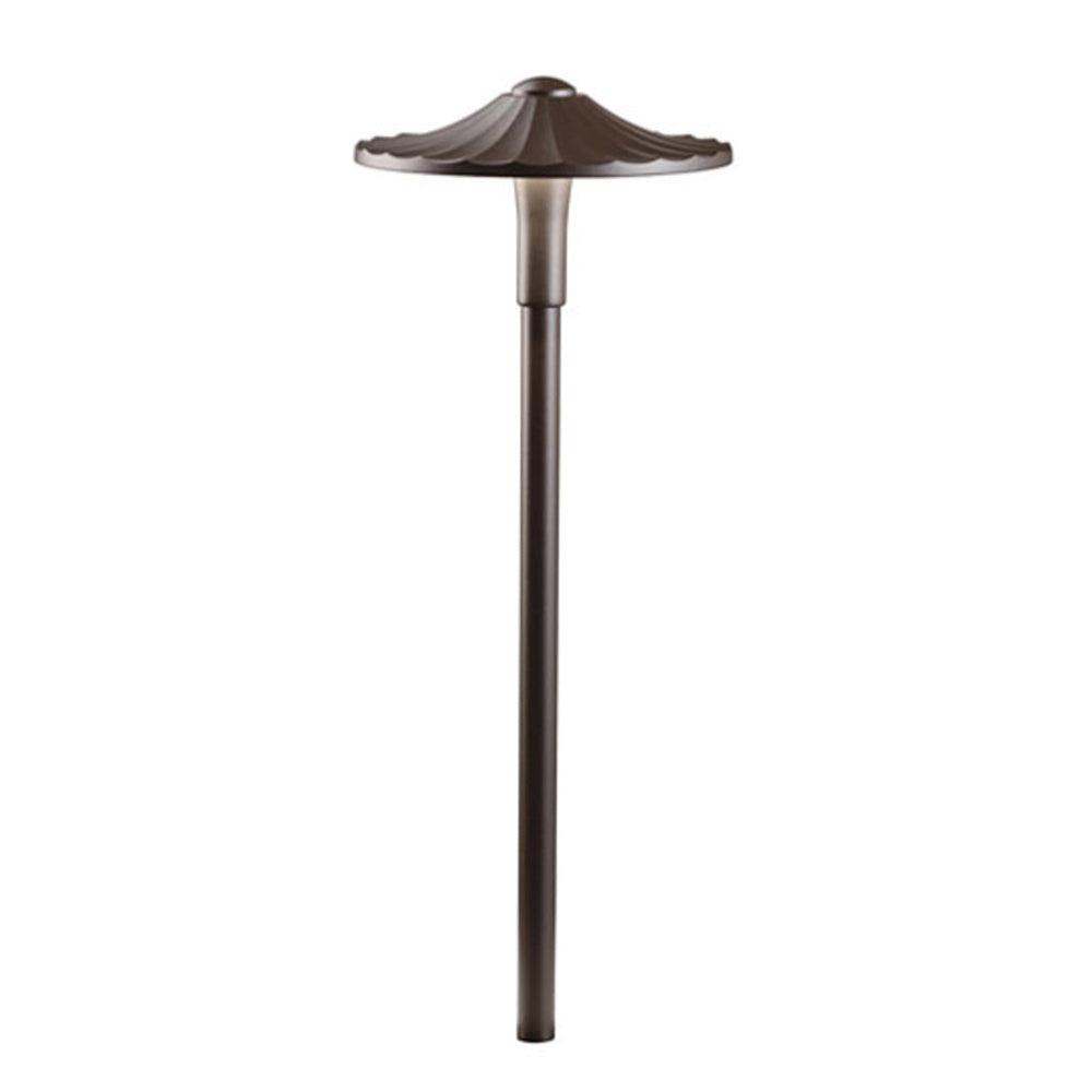 4.3W 168 Lumens LED Flare Path Light 2700K Textured Architectural Bronze - Bees Lighting