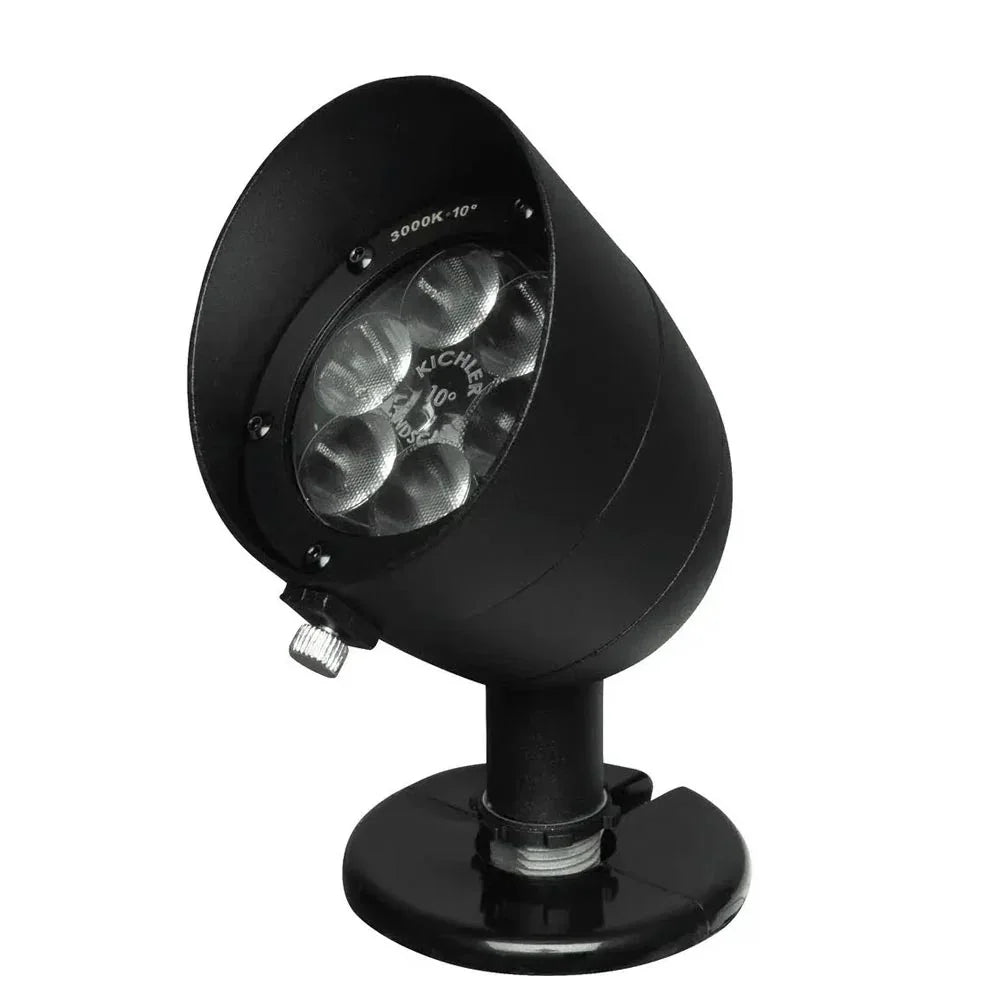 LED Accent Spot Light, 3000K, 10 Degree, Textured Black - Bees Lighting