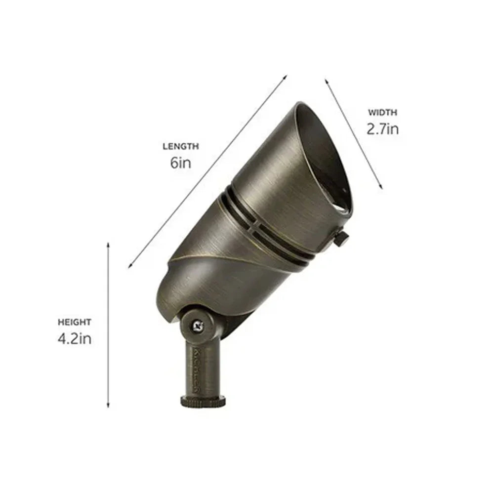 VLO LED High Lumen Spot Light, 3000K, 35 Degree, Textured Architectural Bronze - Bees Lighting