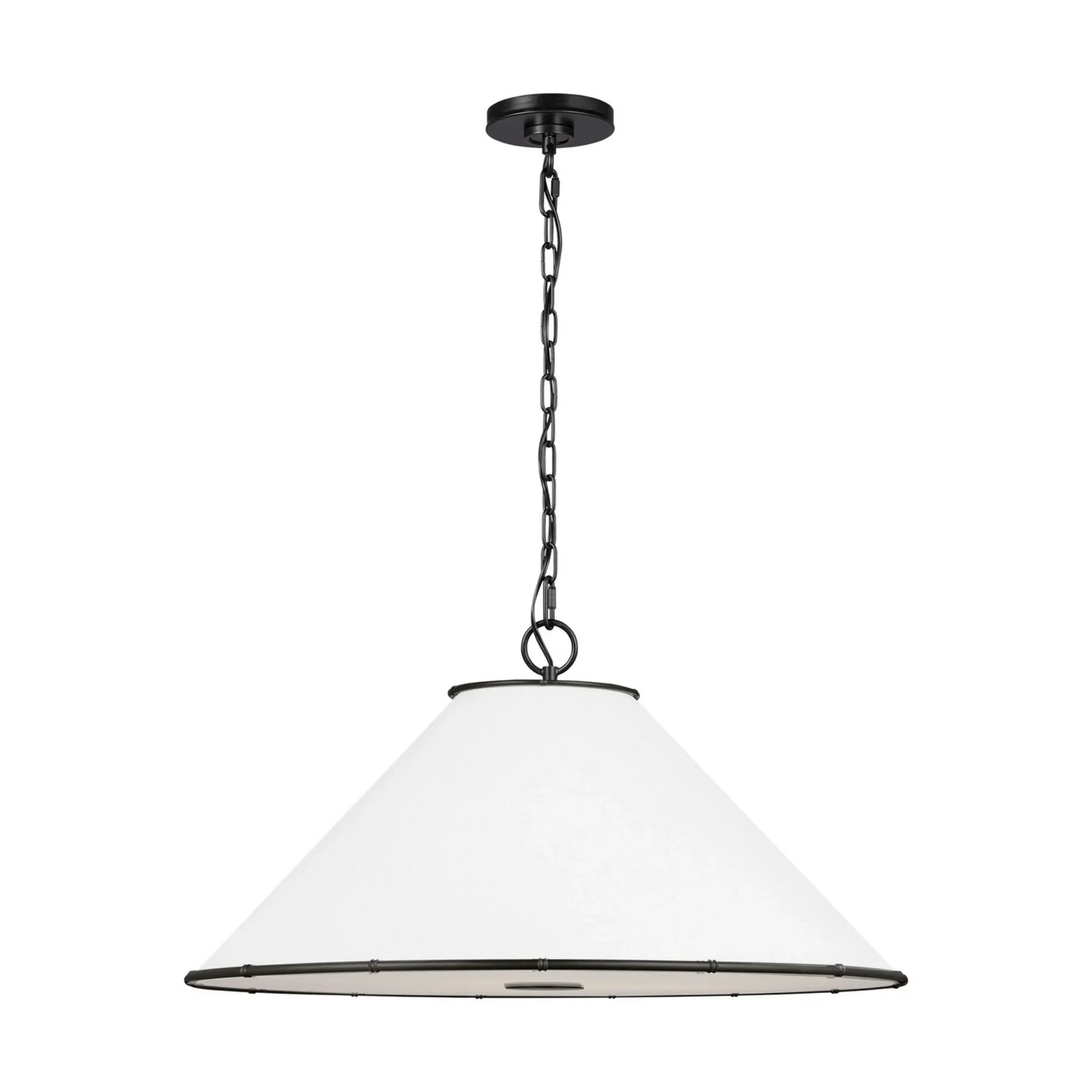 Aldric 28" Large Pendant, Aged Iron Finish - Bees Lighting