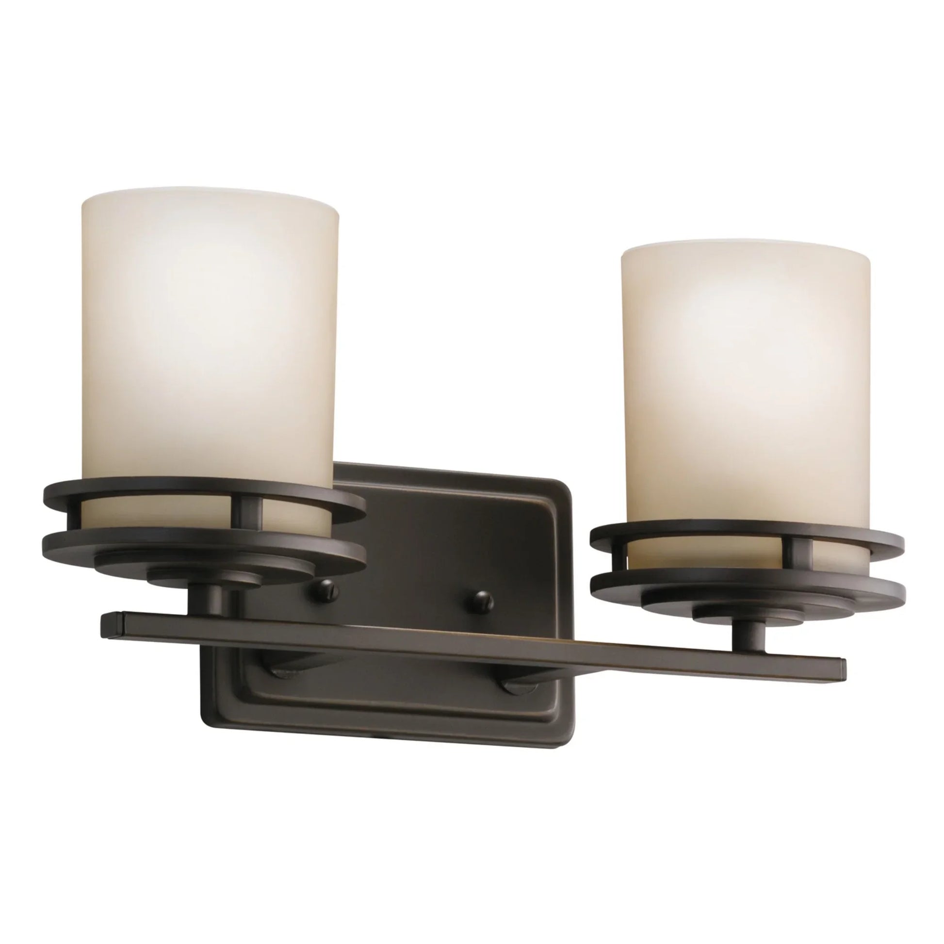 Hendrik 15" 2-Light Bath Vanity Light, Olde Bronze Finish - Bees Lighting