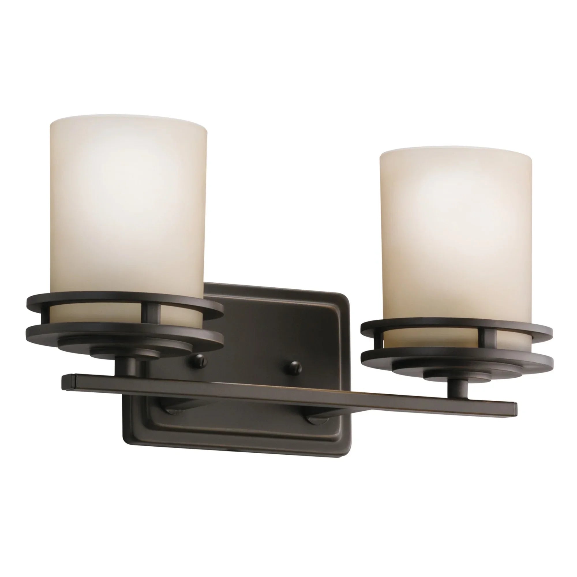 Hendrik 15" 2-Light Bath Vanity Light, Olde Bronze Finish - Bees Lighting