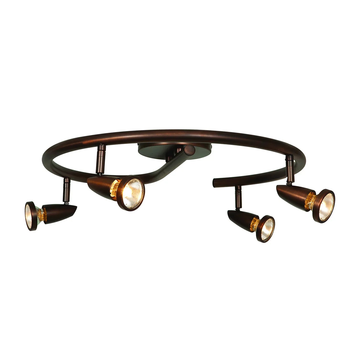 Mirage 18" 4-Light Adjustable LED Track Rail, Bronze Finish - Bees Lighting