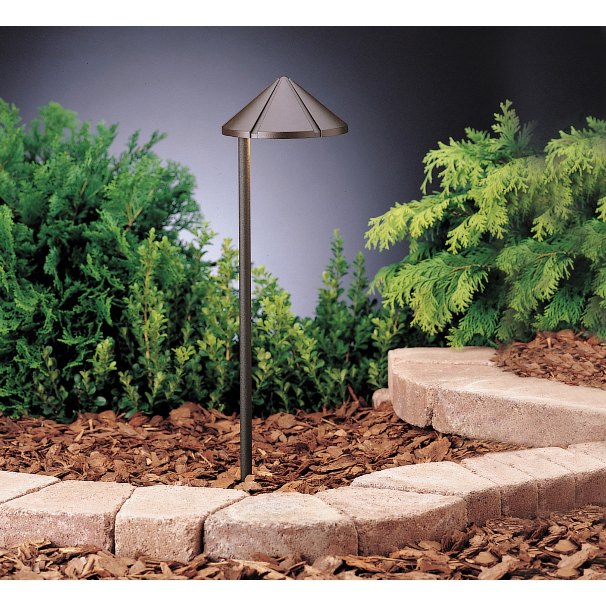 Side Mount Path Light, Textured Architectural Bronze