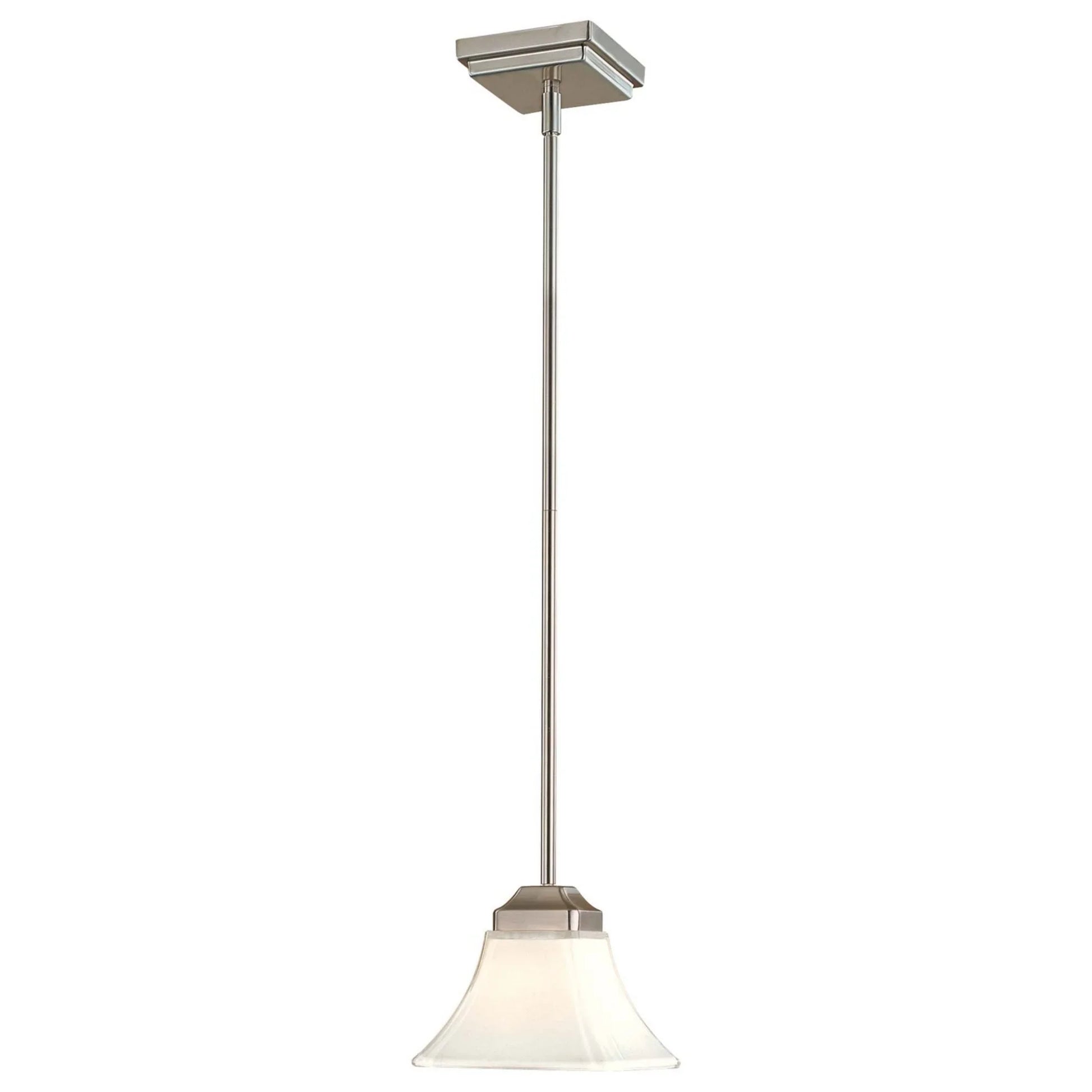 Agilis 8" Mini Pendant, Brushed Nickel Finish - Bees Lighting