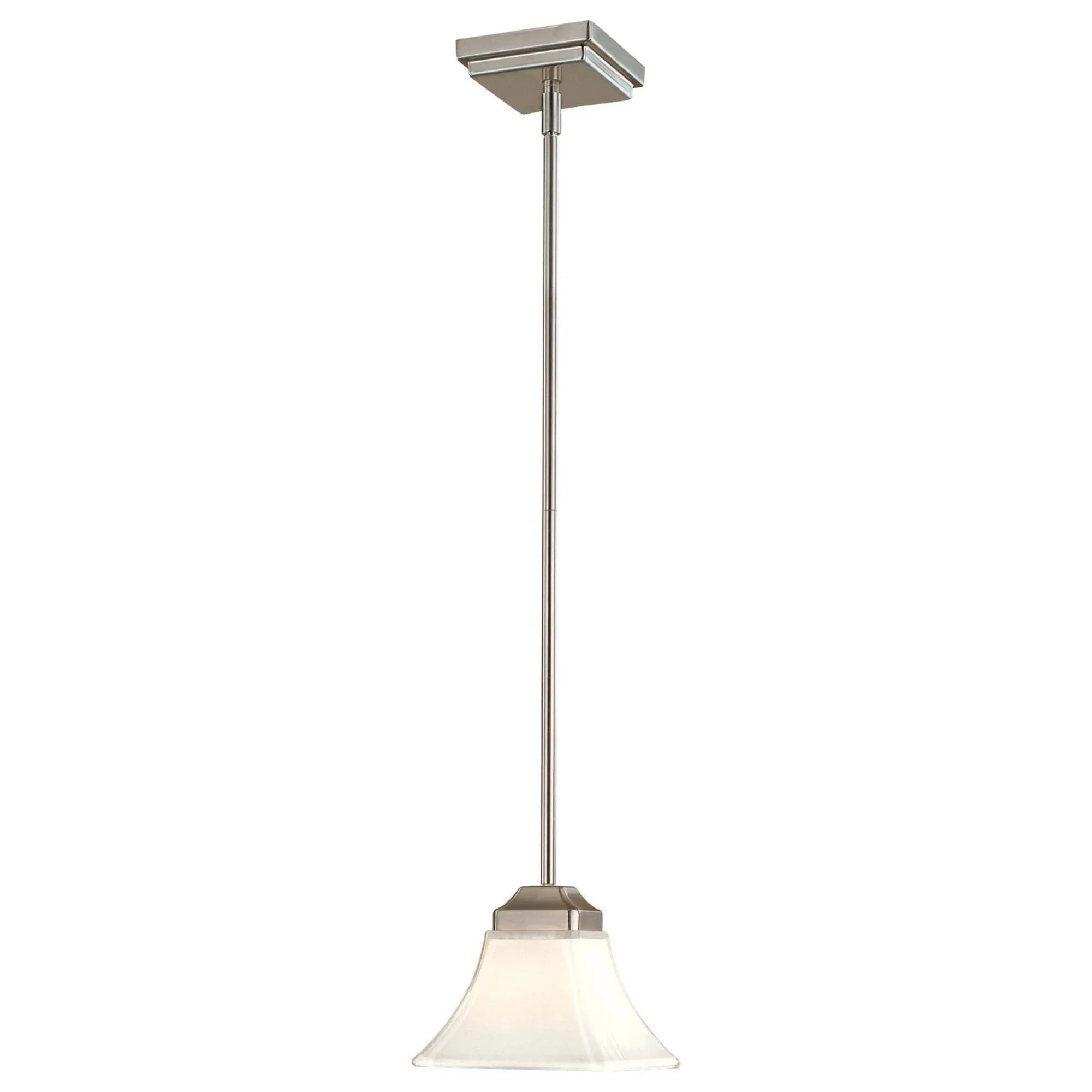 Agilis 8" Mini Pendant, Brushed Nickel Finish - Bees Lighting