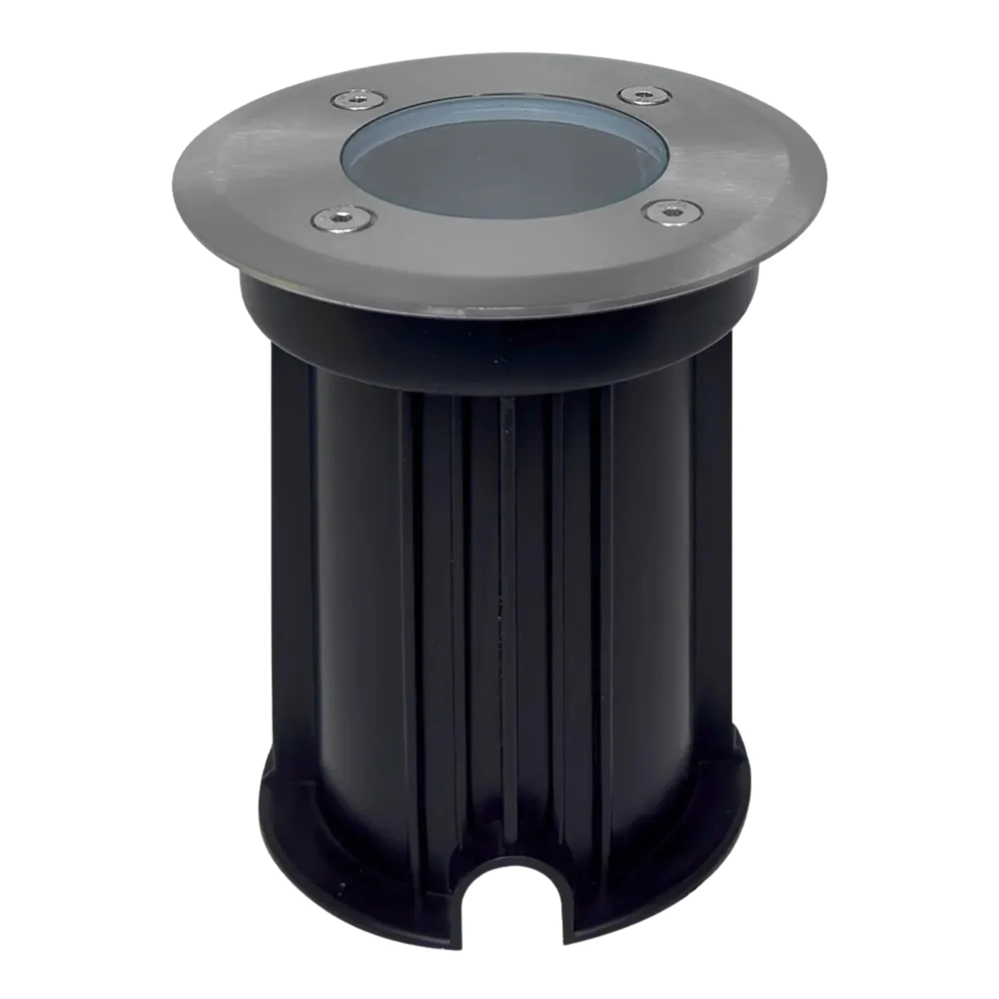 LED In-Ground Well Light Round Flat Face, Stainless Steel - Bees Lighting