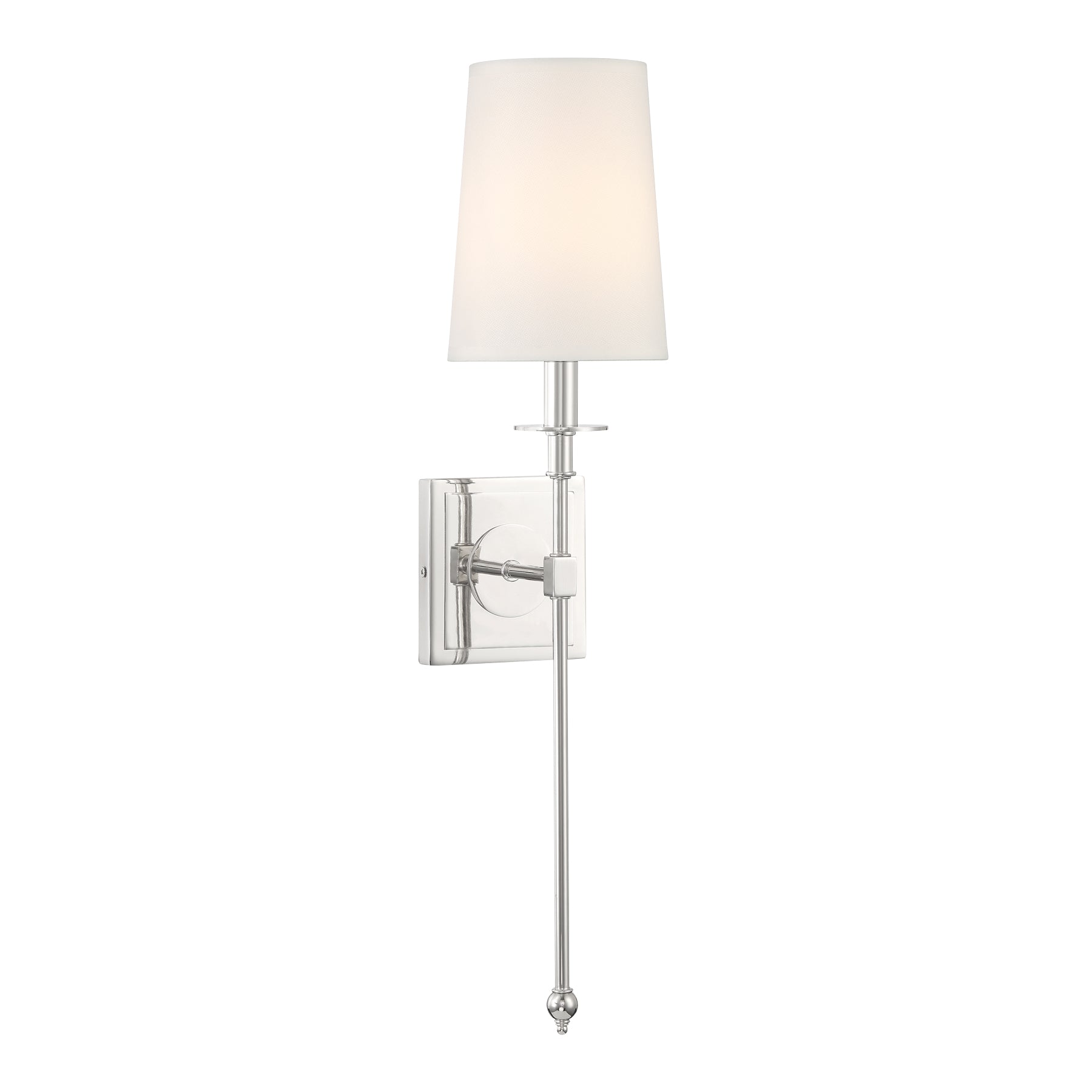 Calera 23" 1 Light Wall Sconce Polished Nickel Finish - Bees Lighting